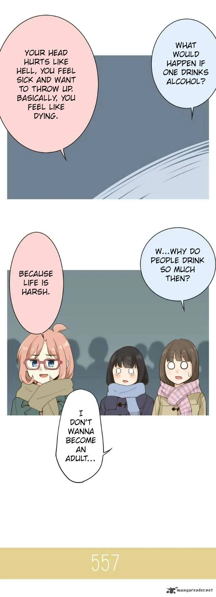 Amanogawa Ke No Yon Shimai Chapter 87 page 8