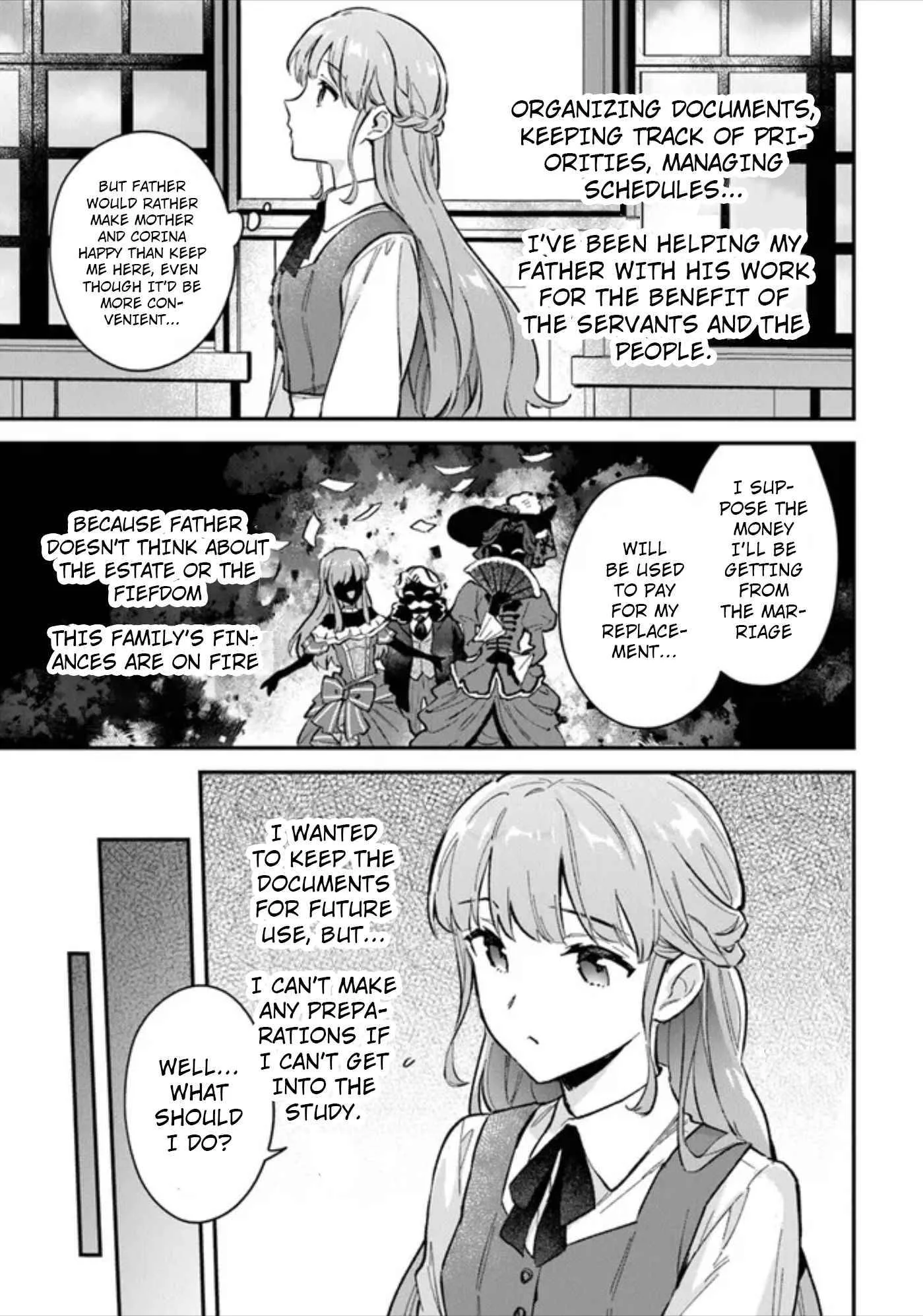 An Incompetent Woman Wants to Be a Villainess ~The Young Lady Who Married as a Substitute for Her Stepsister Didn't Notice the Duke's Doting~ Chapter 1 page 18