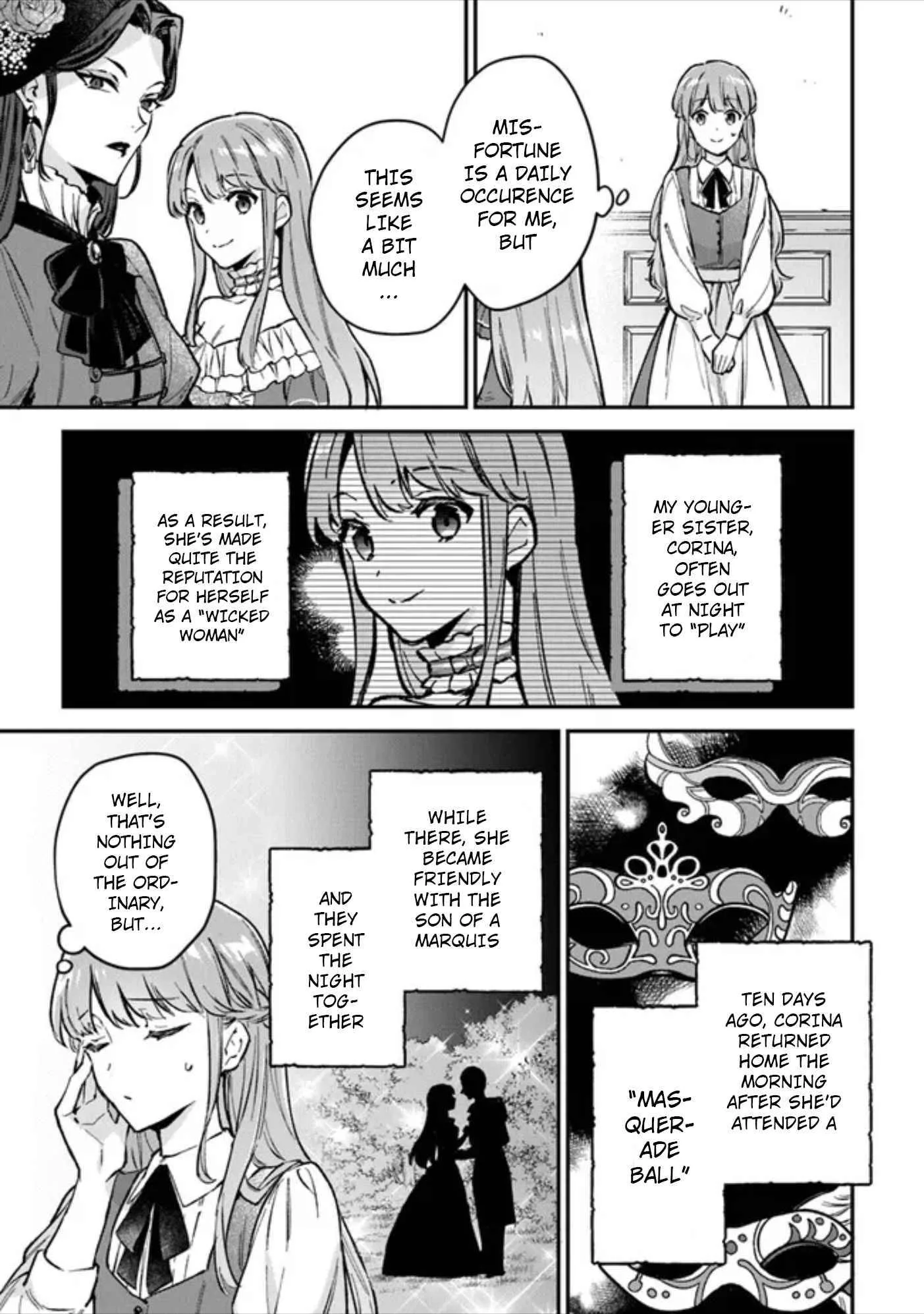 An Incompetent Woman Wants to Be a Villainess ~The Young Lady Who Married as a Substitute for Her Stepsister Didn't Notice the Duke's Doting~ Chapter 1 page 6