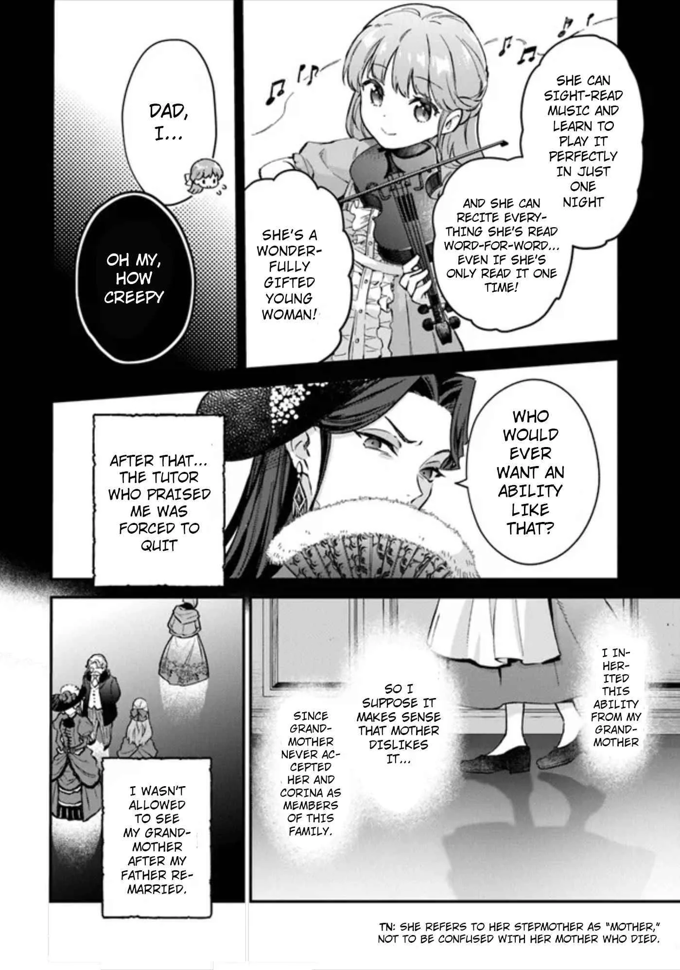 An Incompetent Woman Wants to Be a Villainess ~The Young Lady Who Married as a Substitute for Her Stepsister Didn't Notice the Duke's Doting~ Chapter 1 page 15