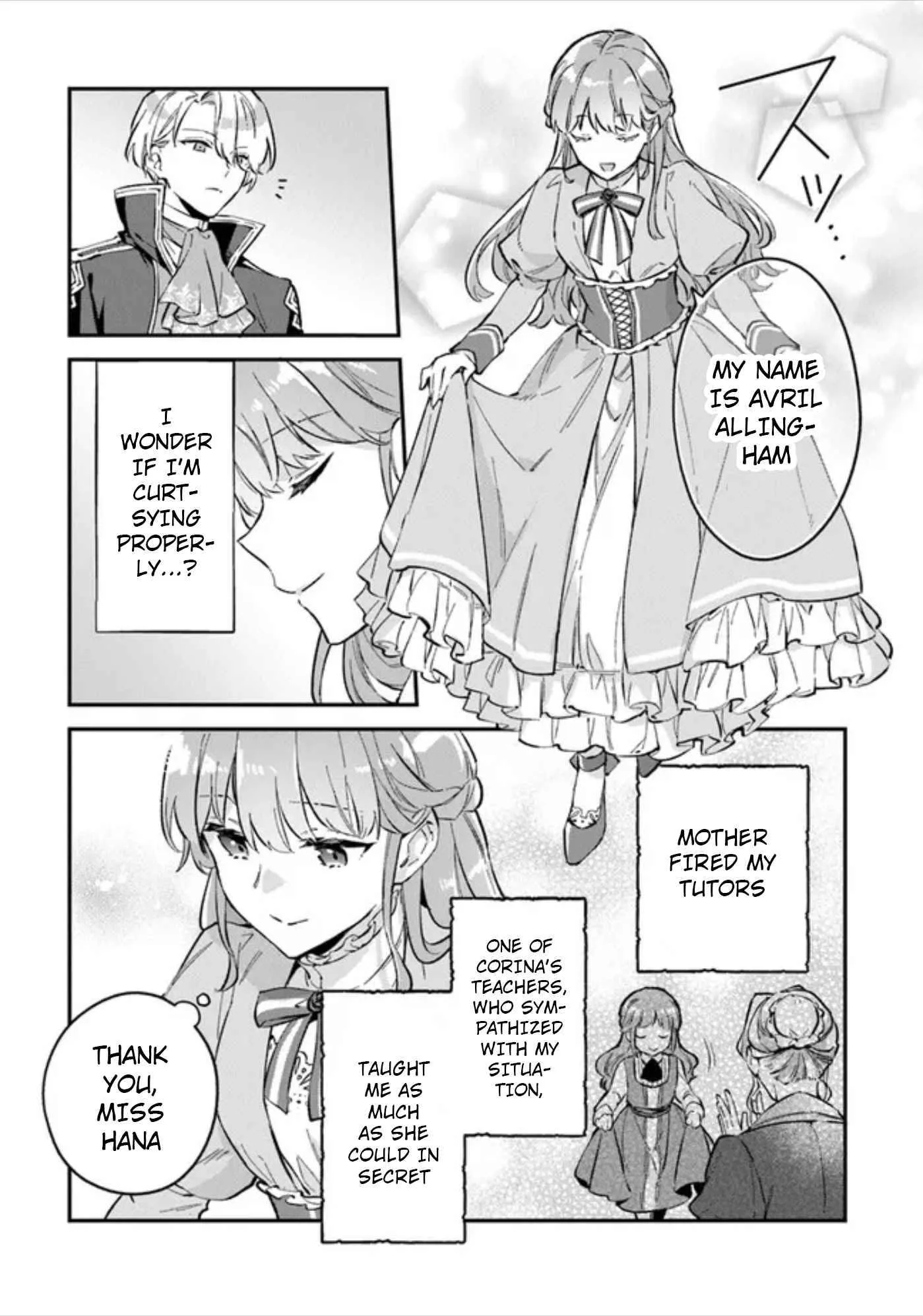 An Incompetent Woman Wants to Be a Villainess ~The Young Lady Who Married as a Substitute for Her Stepsister Didn't Notice the Duke's Doting~ Chapter 1 page 33
