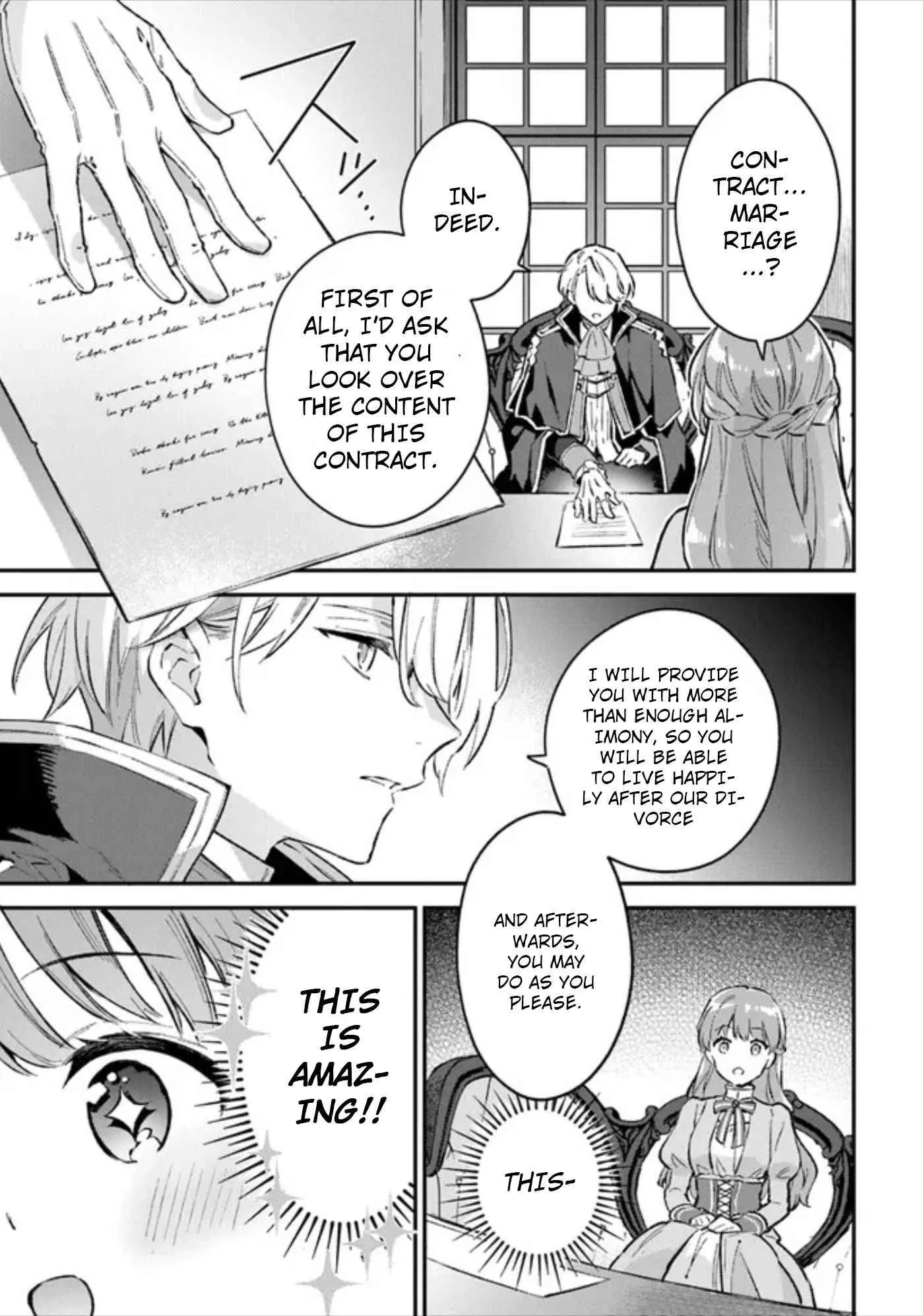 An Incompetent Woman Wants to Be a Villainess ~The Young Lady Who Married as a Substitute for Her Stepsister Didn't Notice the Duke's Doting~ Chapter 1 page 40