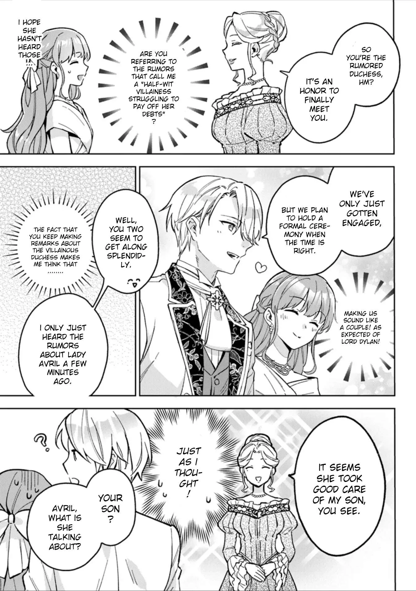 An Incompetent Woman Wants to Be a Villainess ~The Young Lady Who Married as a Substitute for Her Stepsister Didn't Notice the Duke's Doting~ Chapter 10 page 17