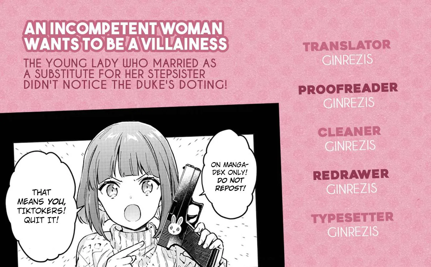 An Incompetent Woman Wants to Be a Villainess ~The Young Lady Who Married as a Substitute for Her Stepsister Didn't Notice the Duke's Doting~ Chapter 10 page 24