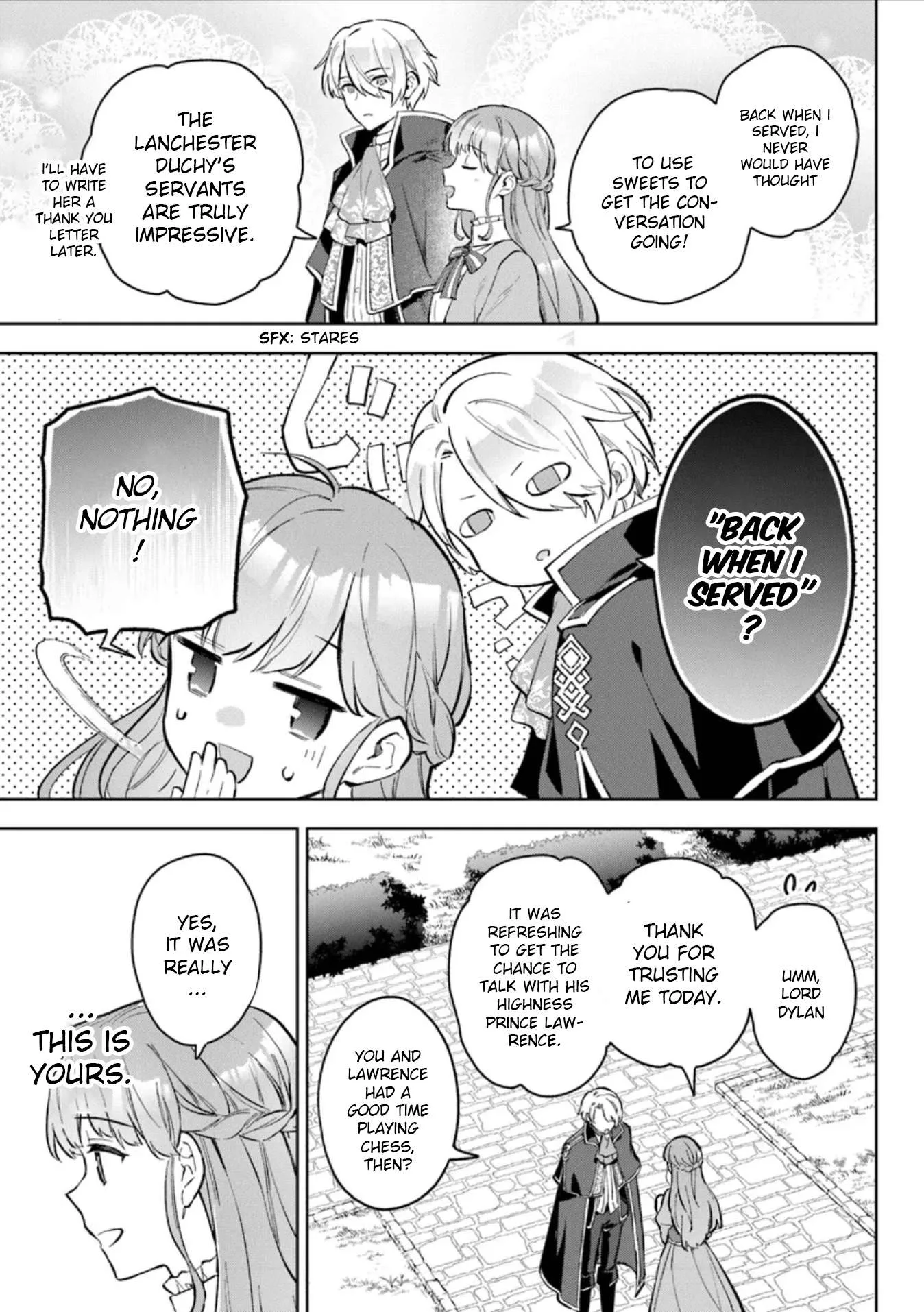 An Incompetent Woman Wants to Be a Villainess ~The Young Lady Who Married as a Substitute for Her Stepsister Didn't Notice the Duke's Doting~ Chapter 12 page 17