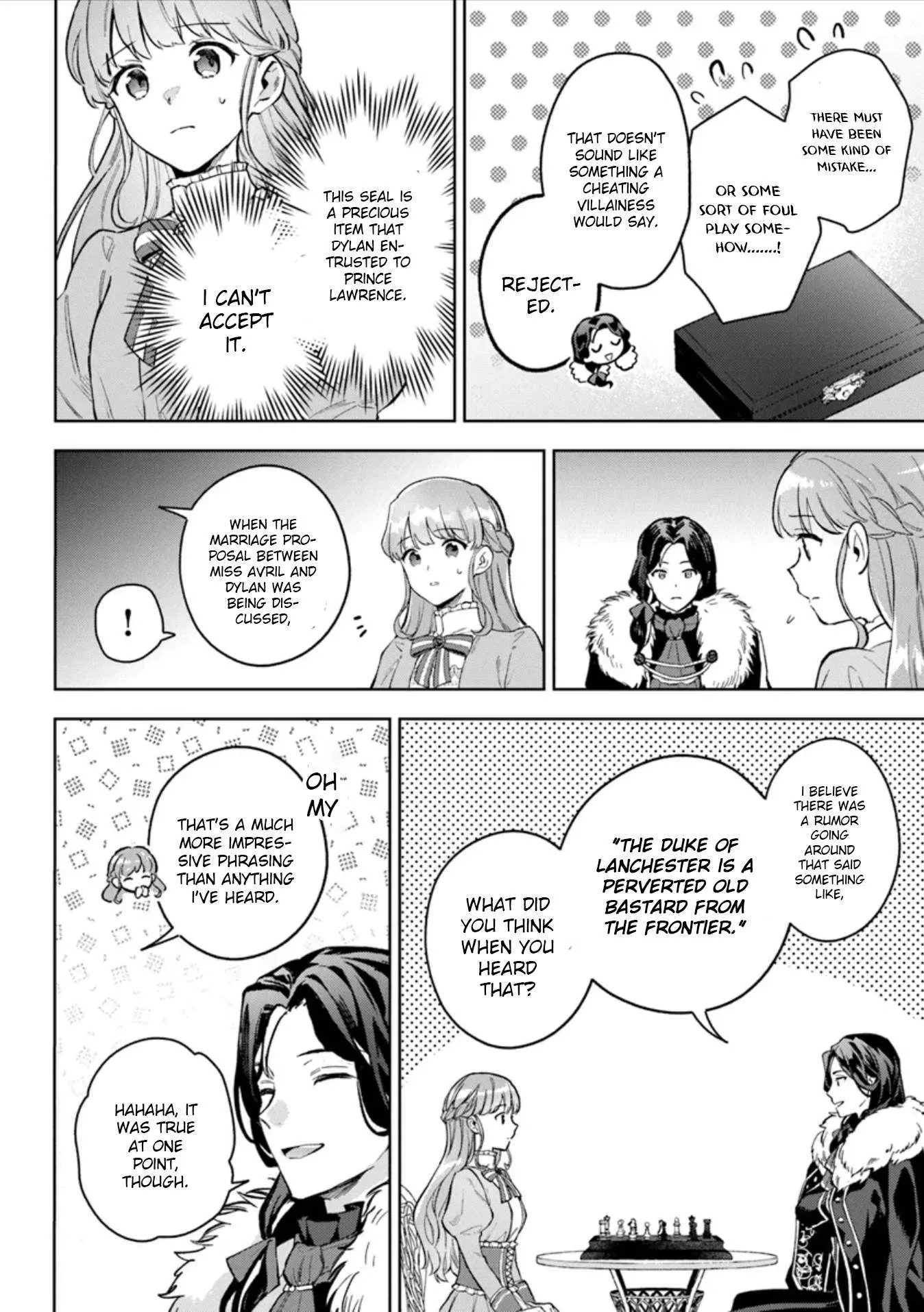 An Incompetent Woman Wants to Be a Villainess ~The Young Lady Who Married as a Substitute for Her Stepsister Didn't Notice the Duke's Doting~ Chapter 12 page 12