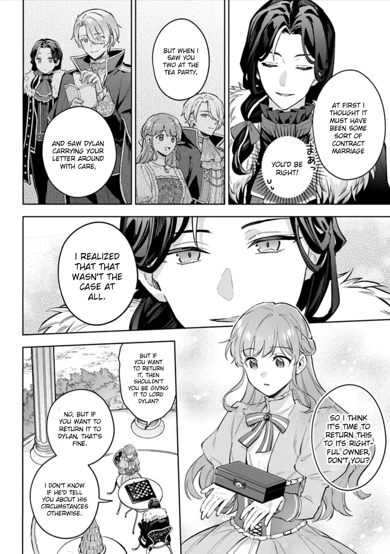 An Incompetent Woman Wants to Be a Villainess ~The Young Lady Who Married as a Substitute for Her Stepsister Didn't Notice the Duke's Doting~ Chapter 12 page 14