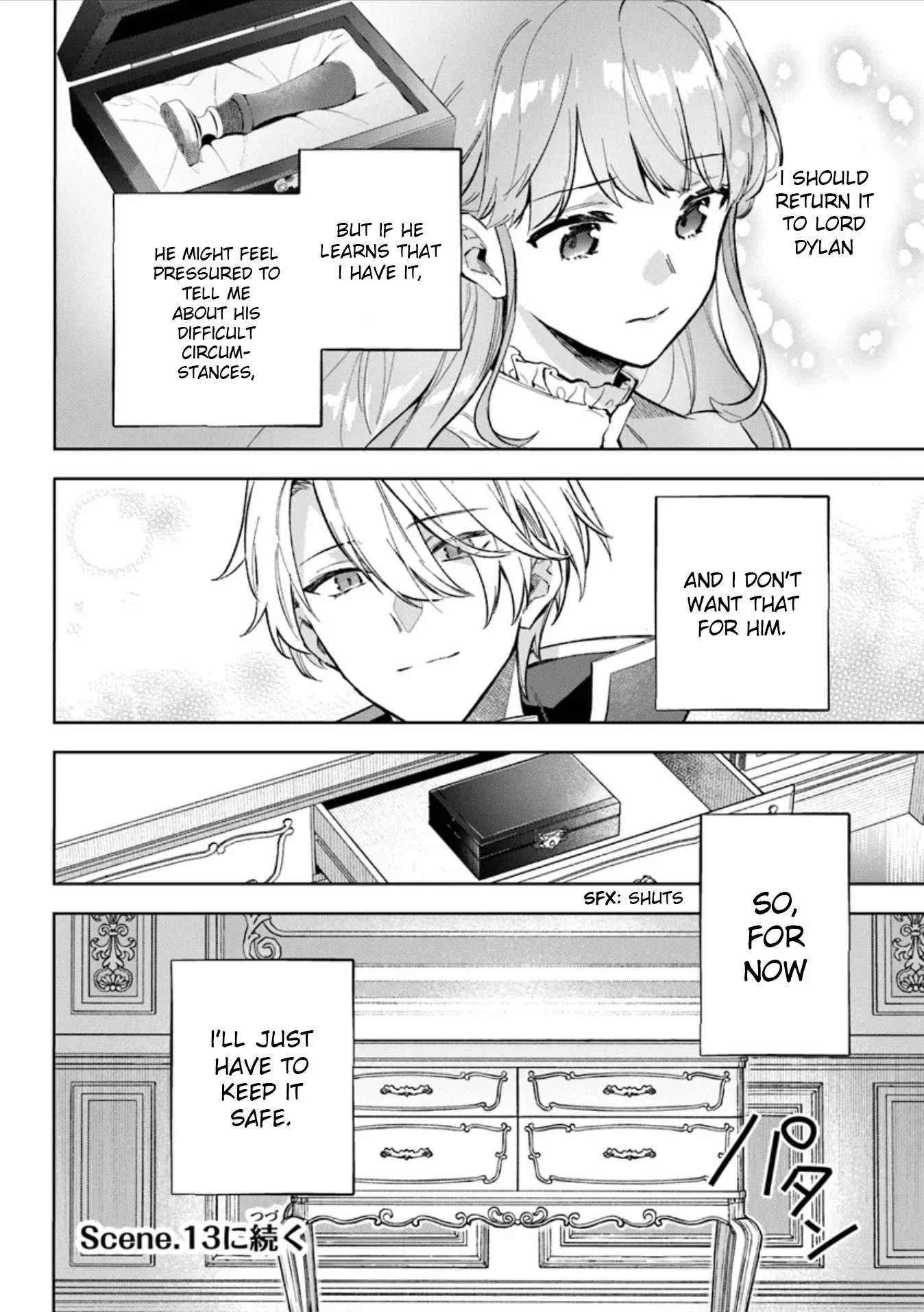 An Incompetent Woman Wants to Be a Villainess ~The Young Lady Who Married as a Substitute for Her Stepsister Didn't Notice the Duke's Doting~ Chapter 12 page 18