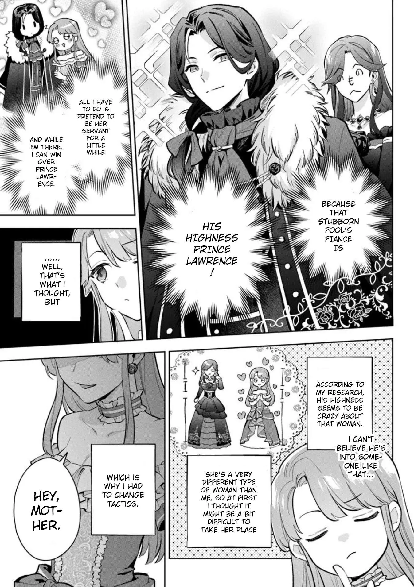 An Incompetent Woman Wants to Be a Villainess ~The Young Lady Who Married as a Substitute for Her Stepsister Didn't Notice the Duke's Doting~ Chapter 13 page 3