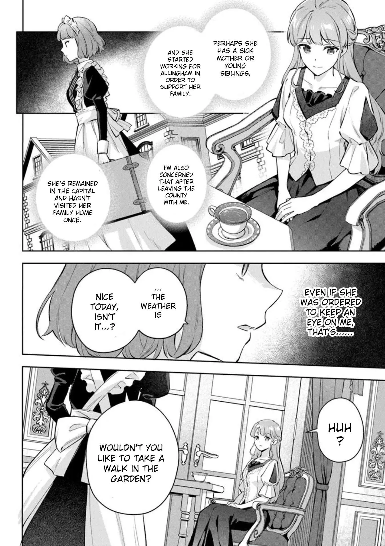 An Incompetent Woman Wants to Be a Villainess ~The Young Lady Who Married as a Substitute for Her Stepsister Didn't Notice the Duke's Doting~ Chapter 13 page 8