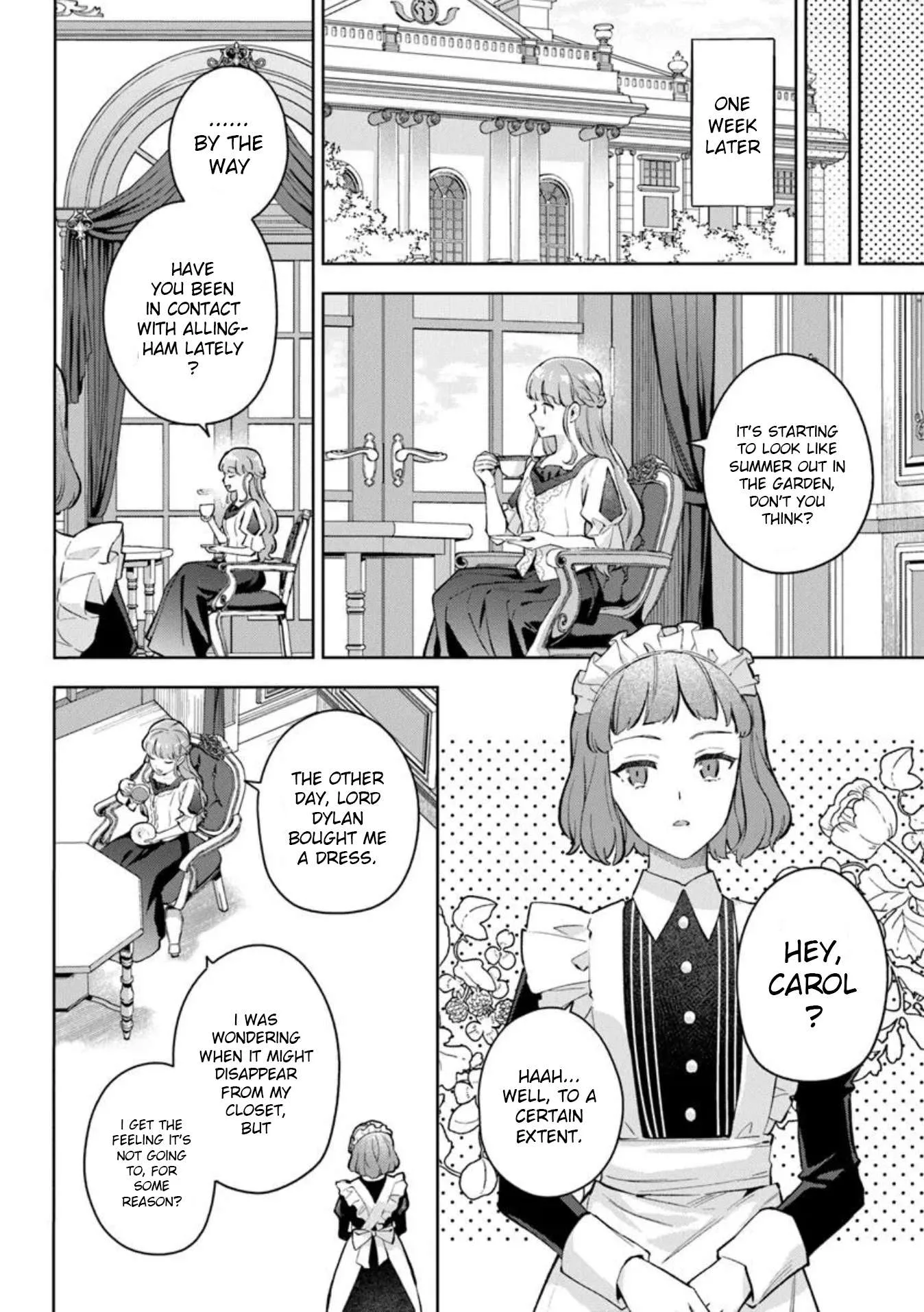 An Incompetent Woman Wants to Be a Villainess ~The Young Lady Who Married as a Substitute for Her Stepsister Didn't Notice the Duke's Doting~ Chapter 13 page 6