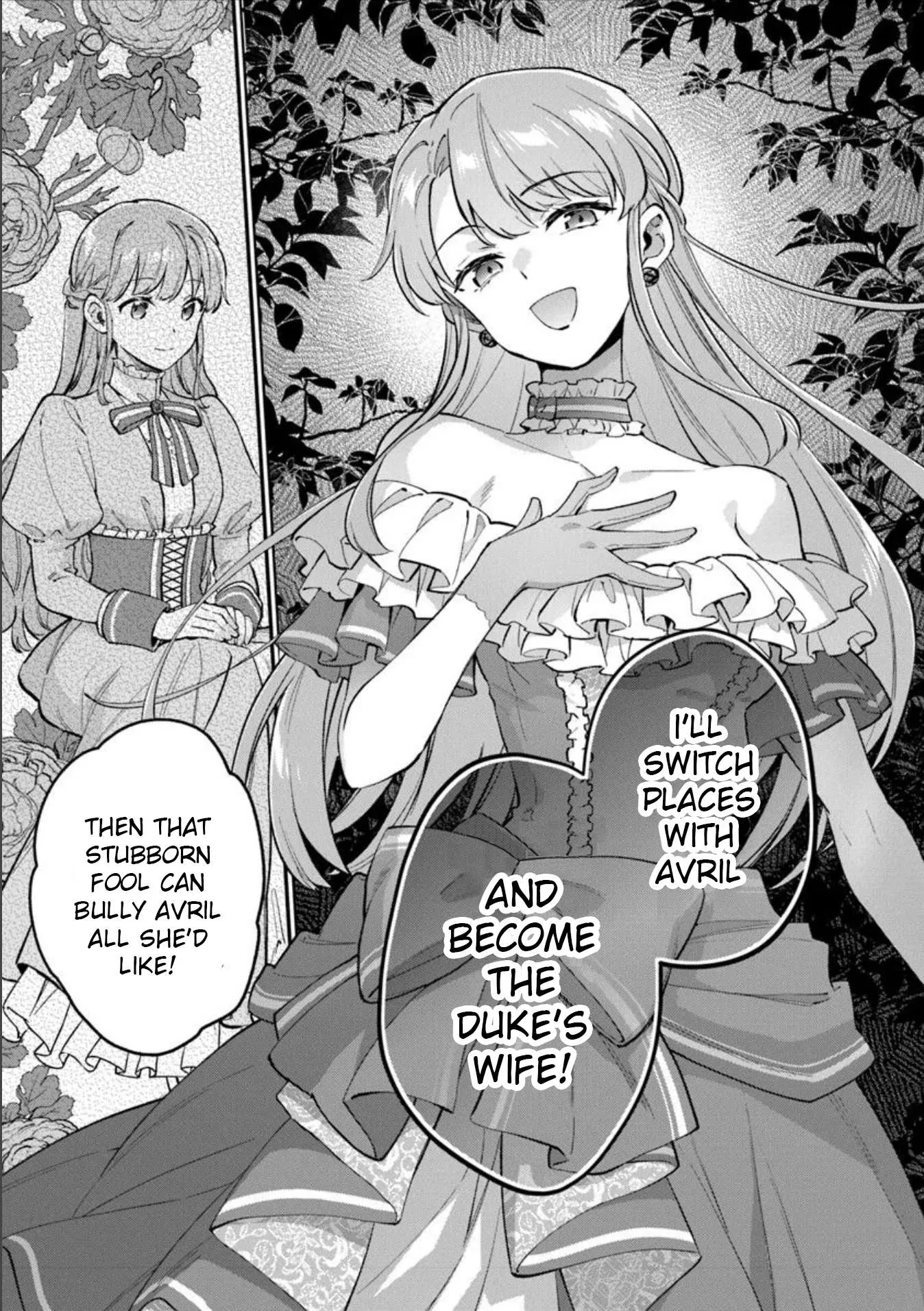 An Incompetent Woman Wants to Be a Villainess ~The Young Lady Who Married as a Substitute for Her Stepsister Didn't Notice the Duke's Doting~ Chapter 13 page 5