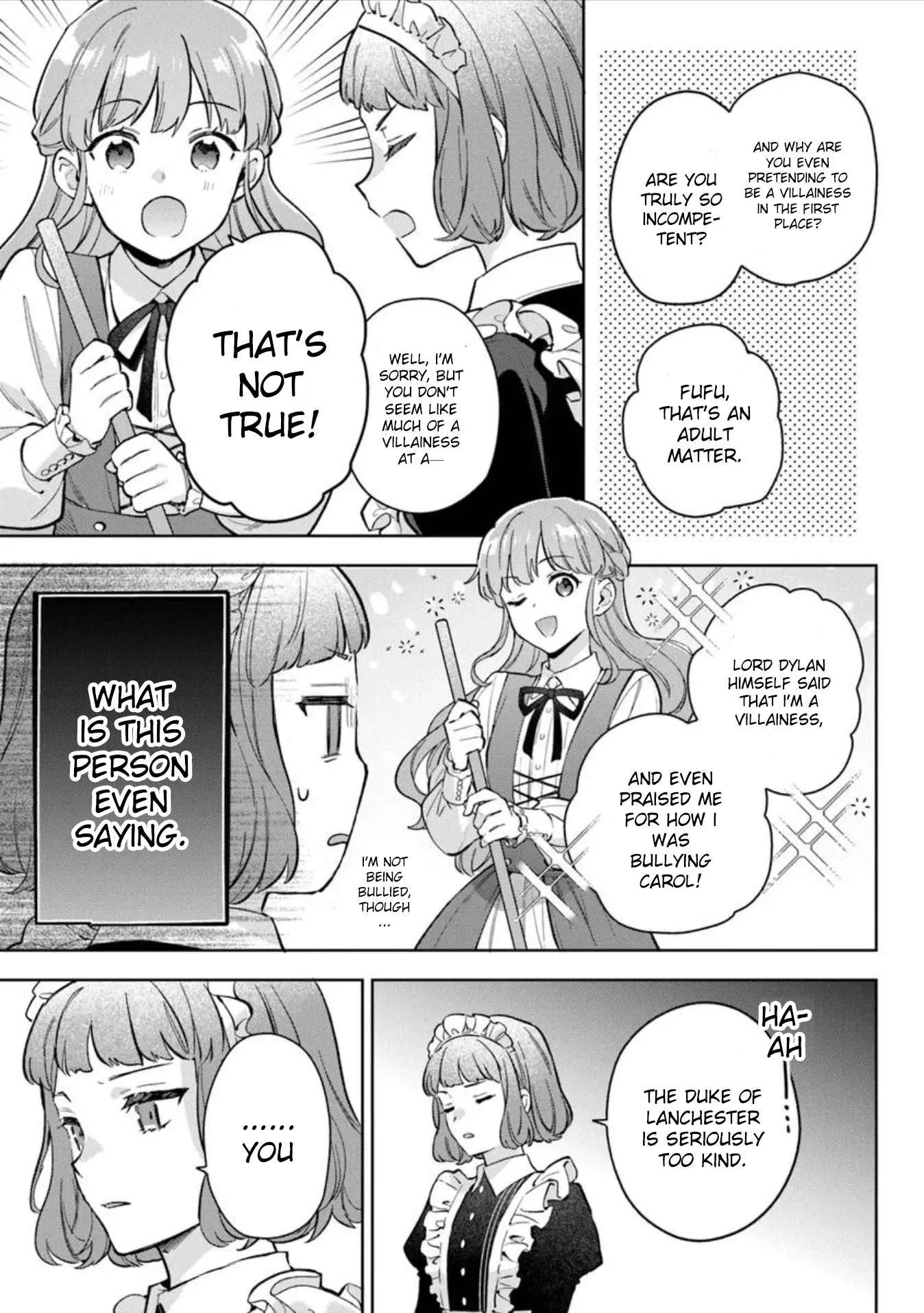 An Incompetent Woman Wants to Be a Villainess ~The Young Lady Who Married as a Substitute for Her Stepsister Didn't Notice the Duke's Doting~ Chapter 14 page 3