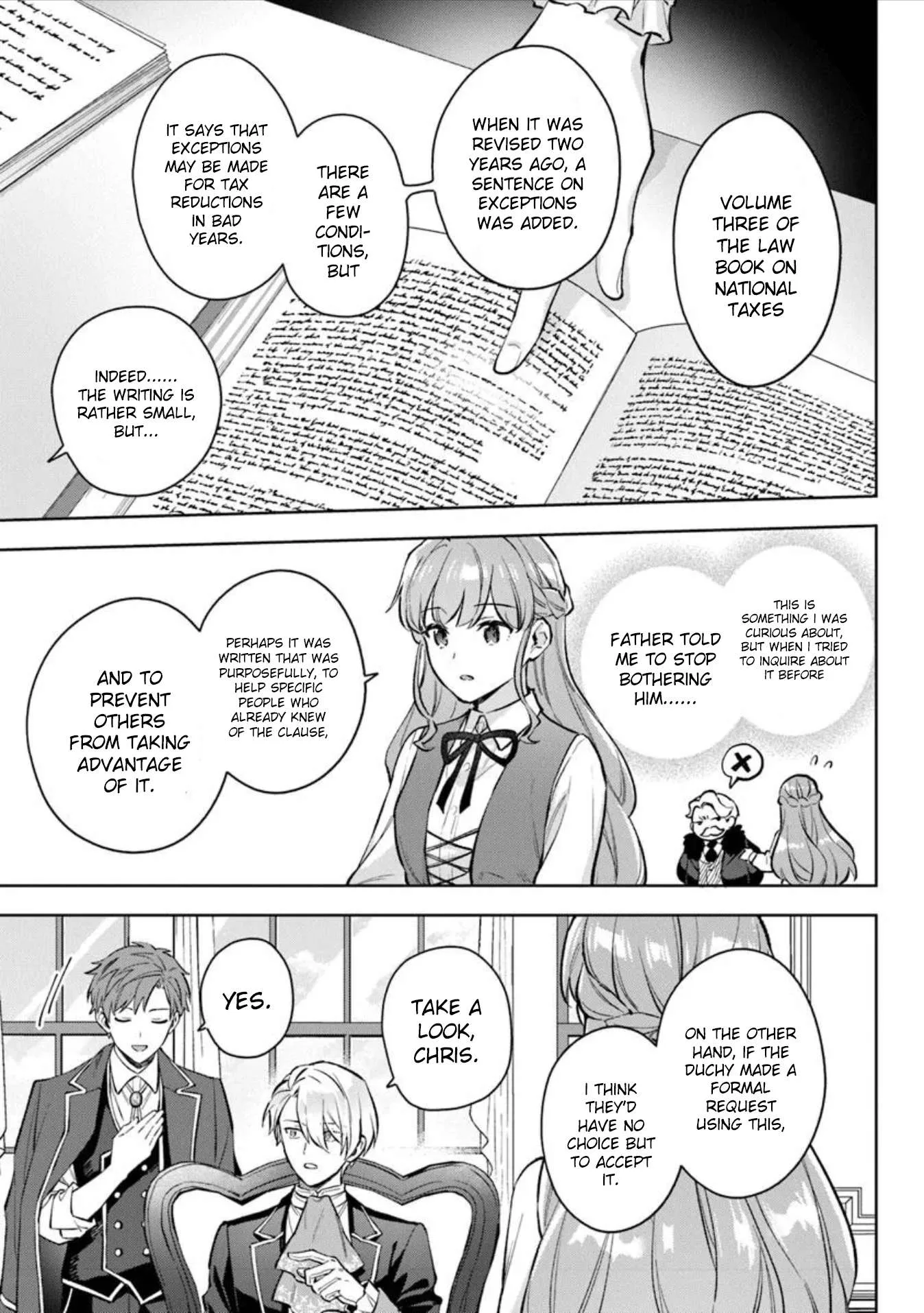 An Incompetent Woman Wants to Be a Villainess ~The Young Lady Who Married as a Substitute for Her Stepsister Didn't Notice the Duke's Doting~ Chapter 14 page 21