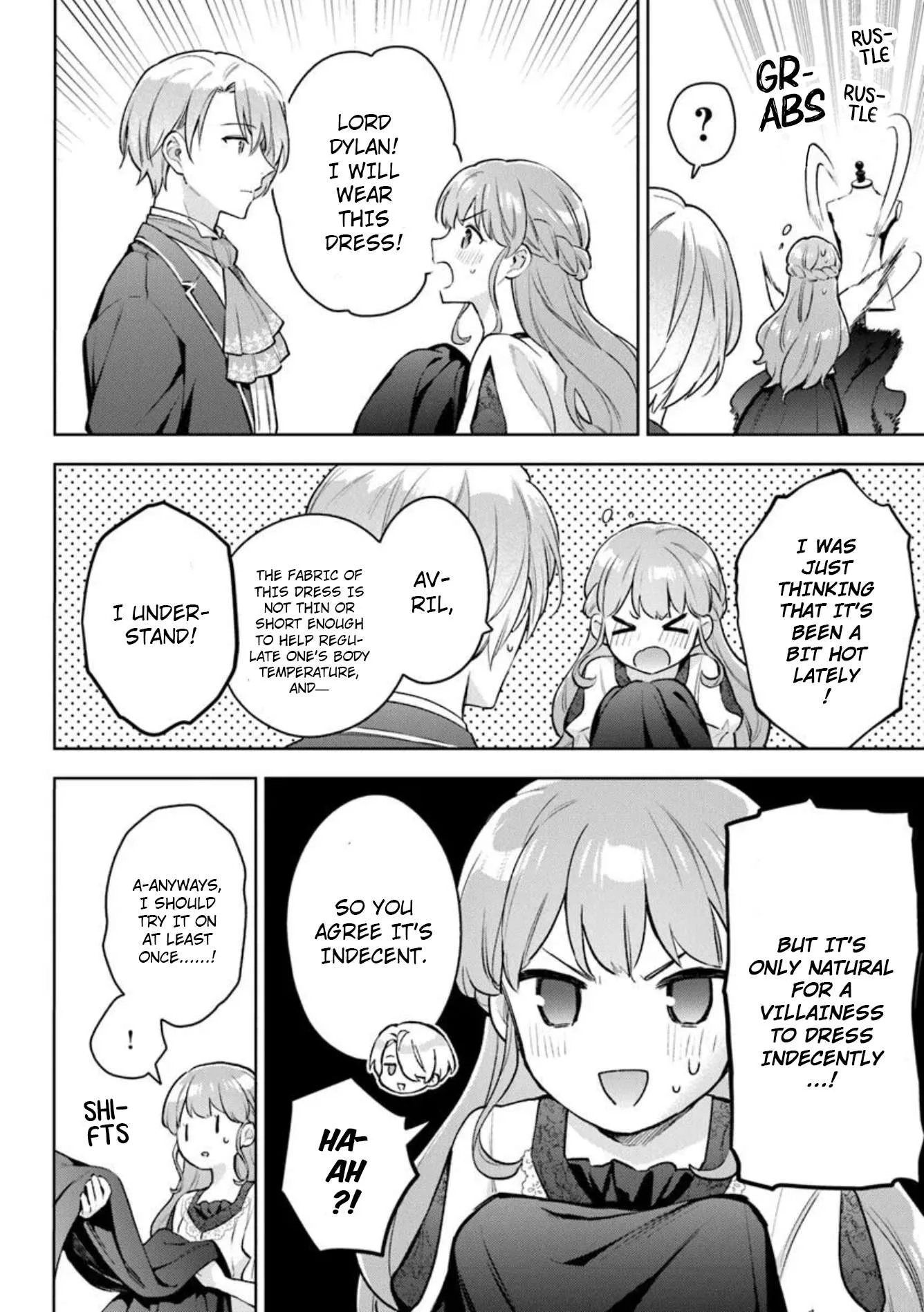 An Incompetent Woman Wants to Be a Villainess ~The Young Lady Who Married as a Substitute for Her Stepsister Didn't Notice the Duke's Doting~ Chapter 17 page 4