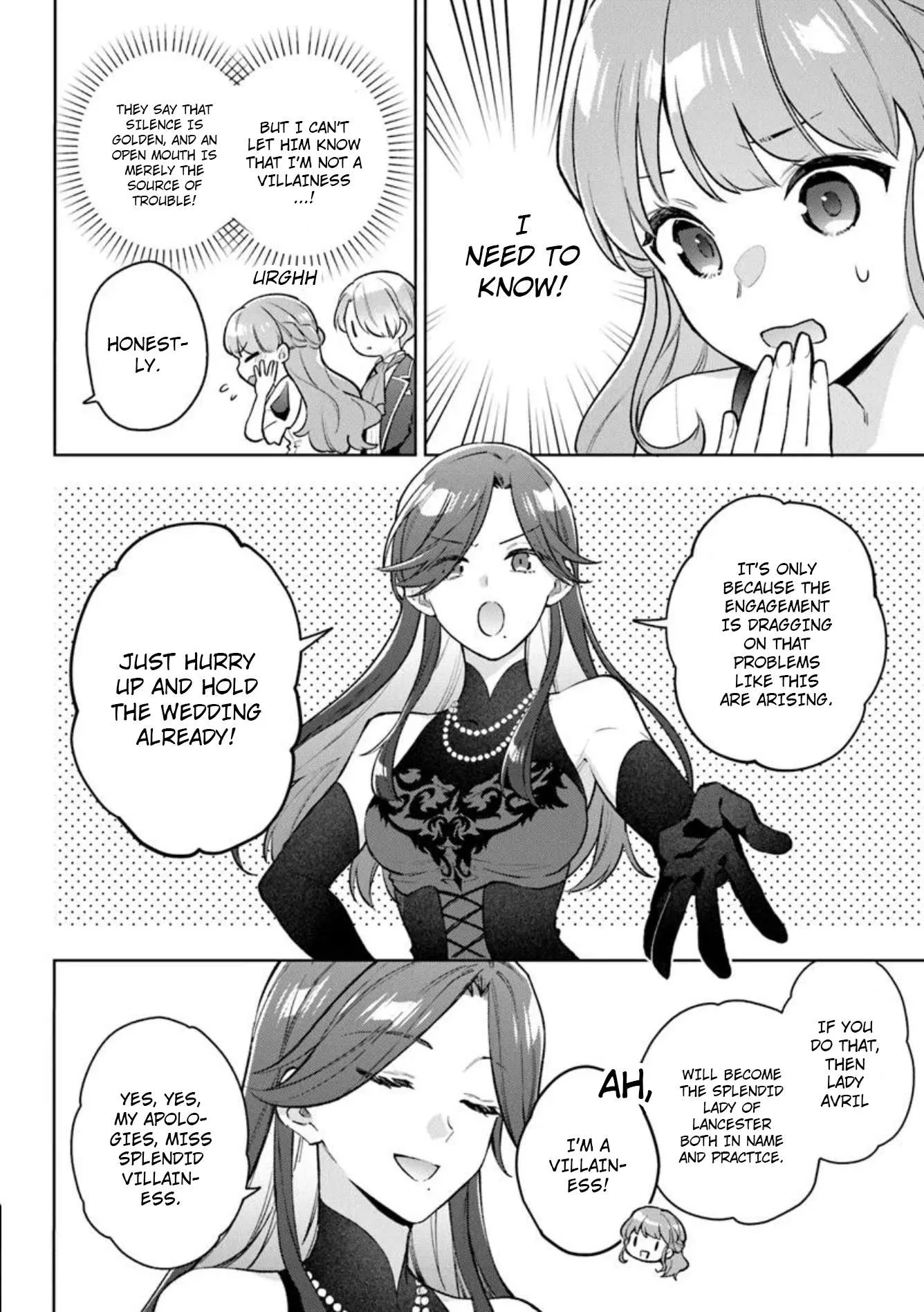 An Incompetent Woman Wants to Be a Villainess ~The Young Lady Who Married as a Substitute for Her Stepsister Didn't Notice the Duke's Doting~ Chapter 17 page 12