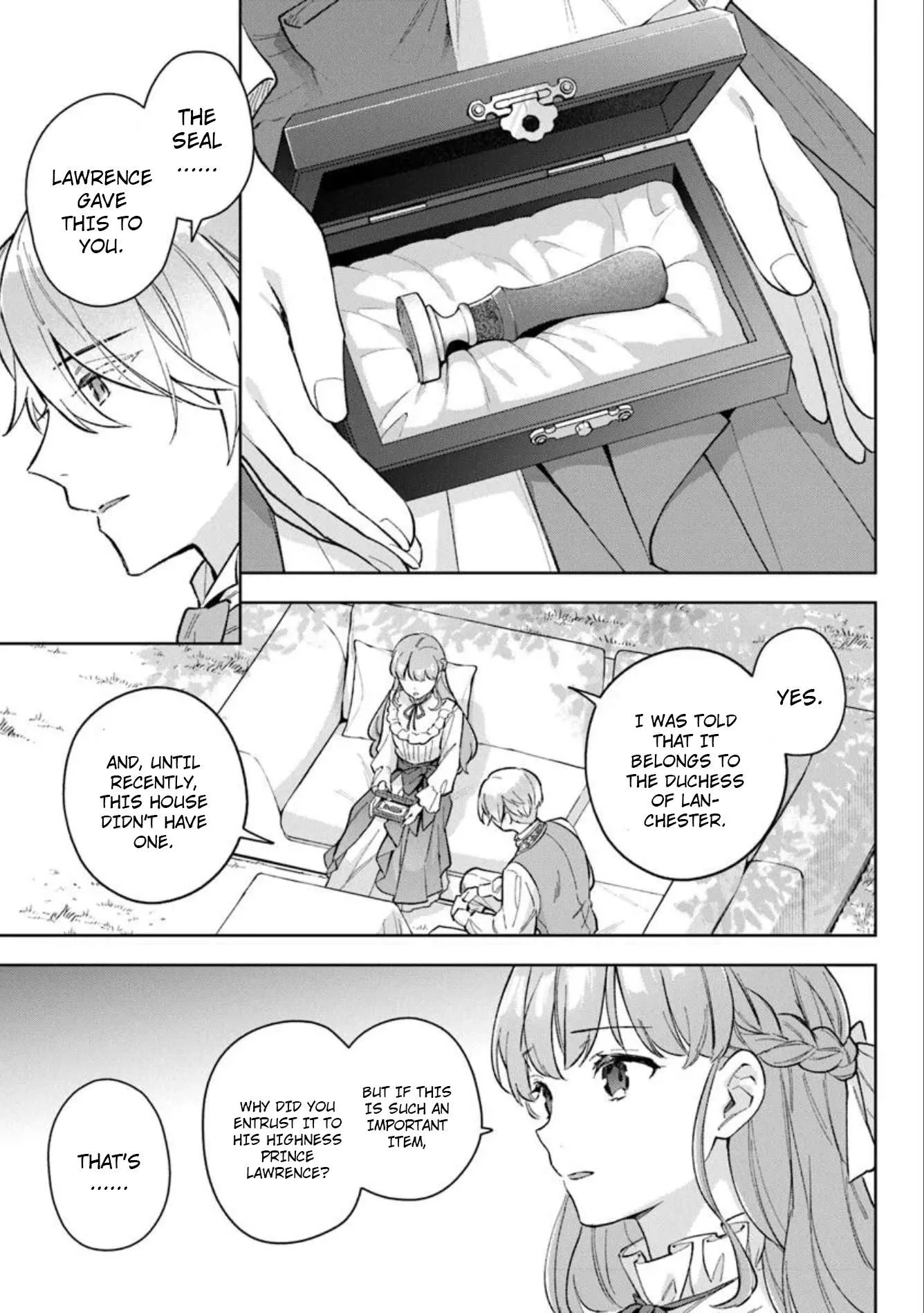 An Incompetent Woman Wants to Be a Villainess ~The Young Lady Who Married as a Substitute for Her Stepsister Didn't Notice the Duke's Doting~ Chapter 18 page 17