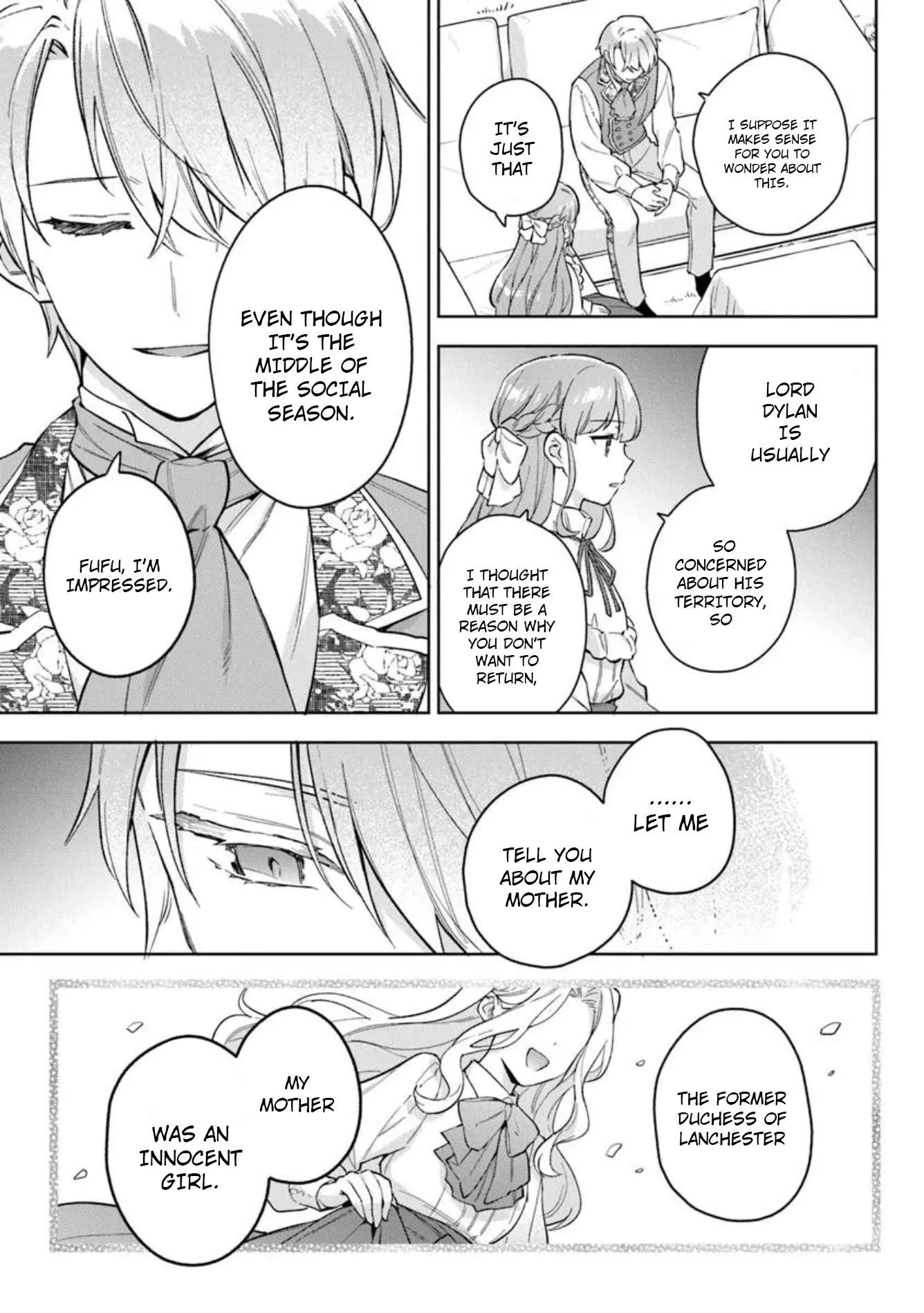 An Incompetent Woman Wants to Be a Villainess ~The Young Lady Who Married as a Substitute for Her Stepsister Didn't Notice the Duke's Doting~ Chapter 18 page 13
