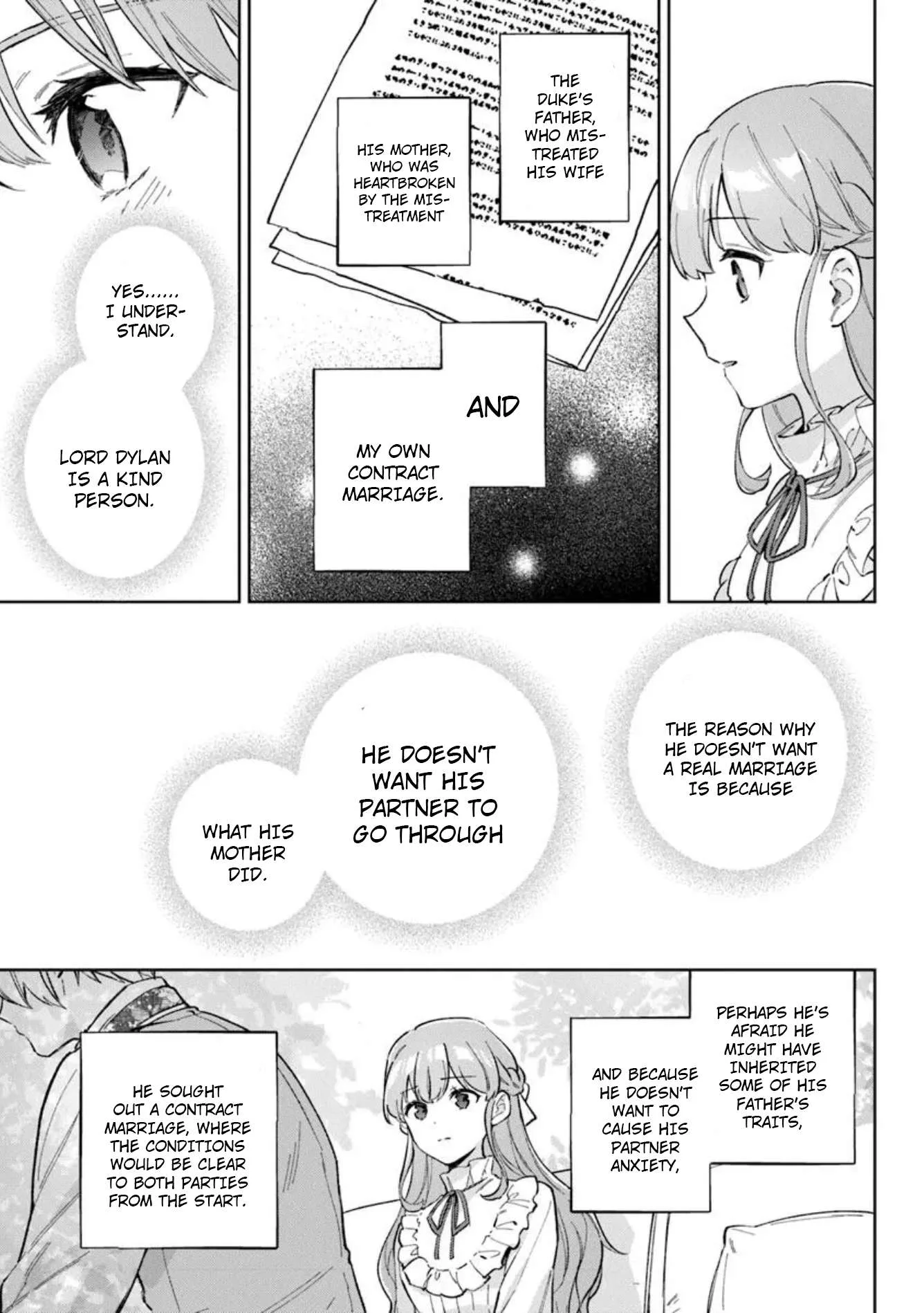 An Incompetent Woman Wants to Be a Villainess ~The Young Lady Who Married as a Substitute for Her Stepsister Didn't Notice the Duke's Doting~ Chapter 18 page 15