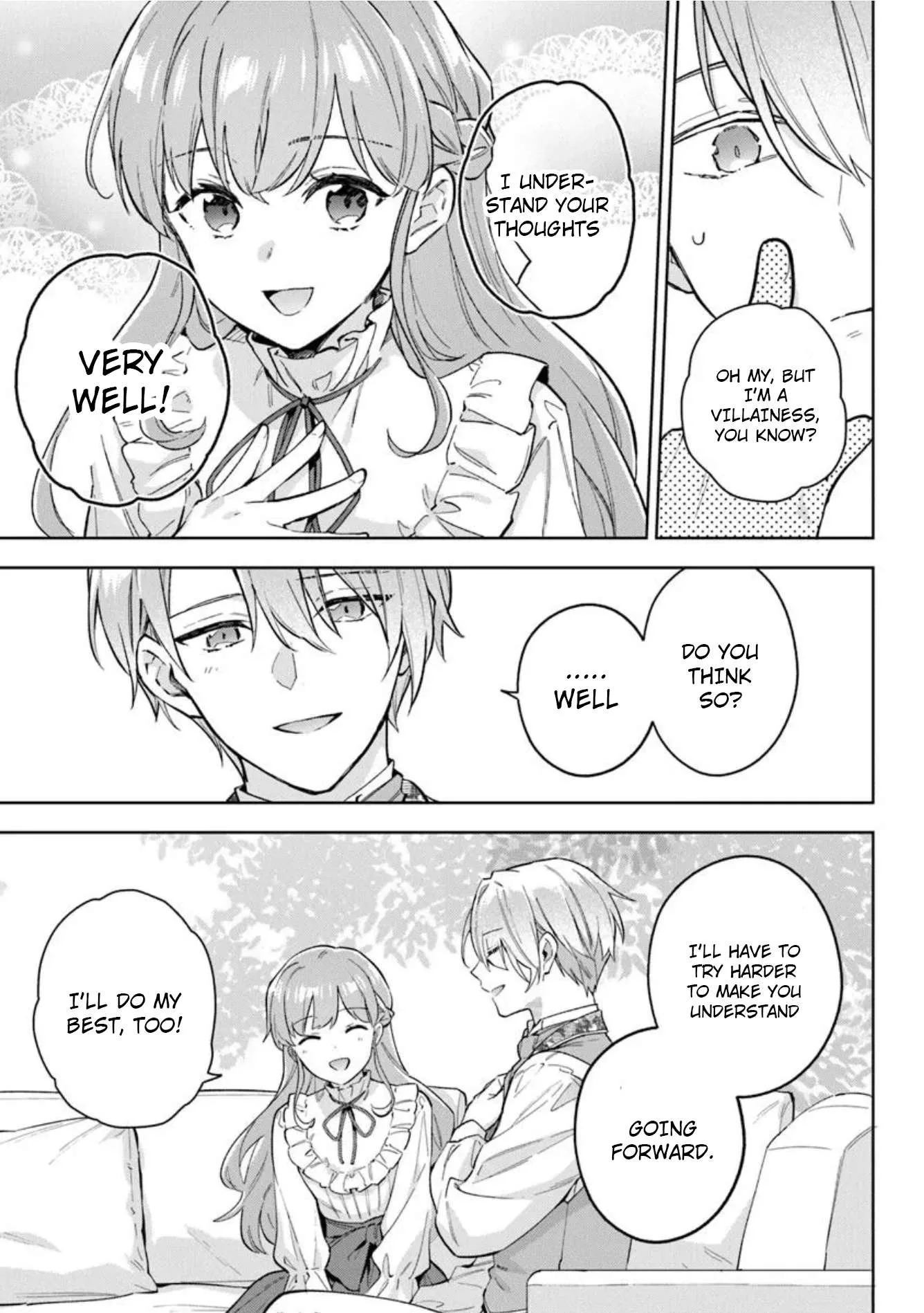 An Incompetent Woman Wants to Be a Villainess ~The Young Lady Who Married as a Substitute for Her Stepsister Didn't Notice the Duke's Doting~ Chapter 18 page 27