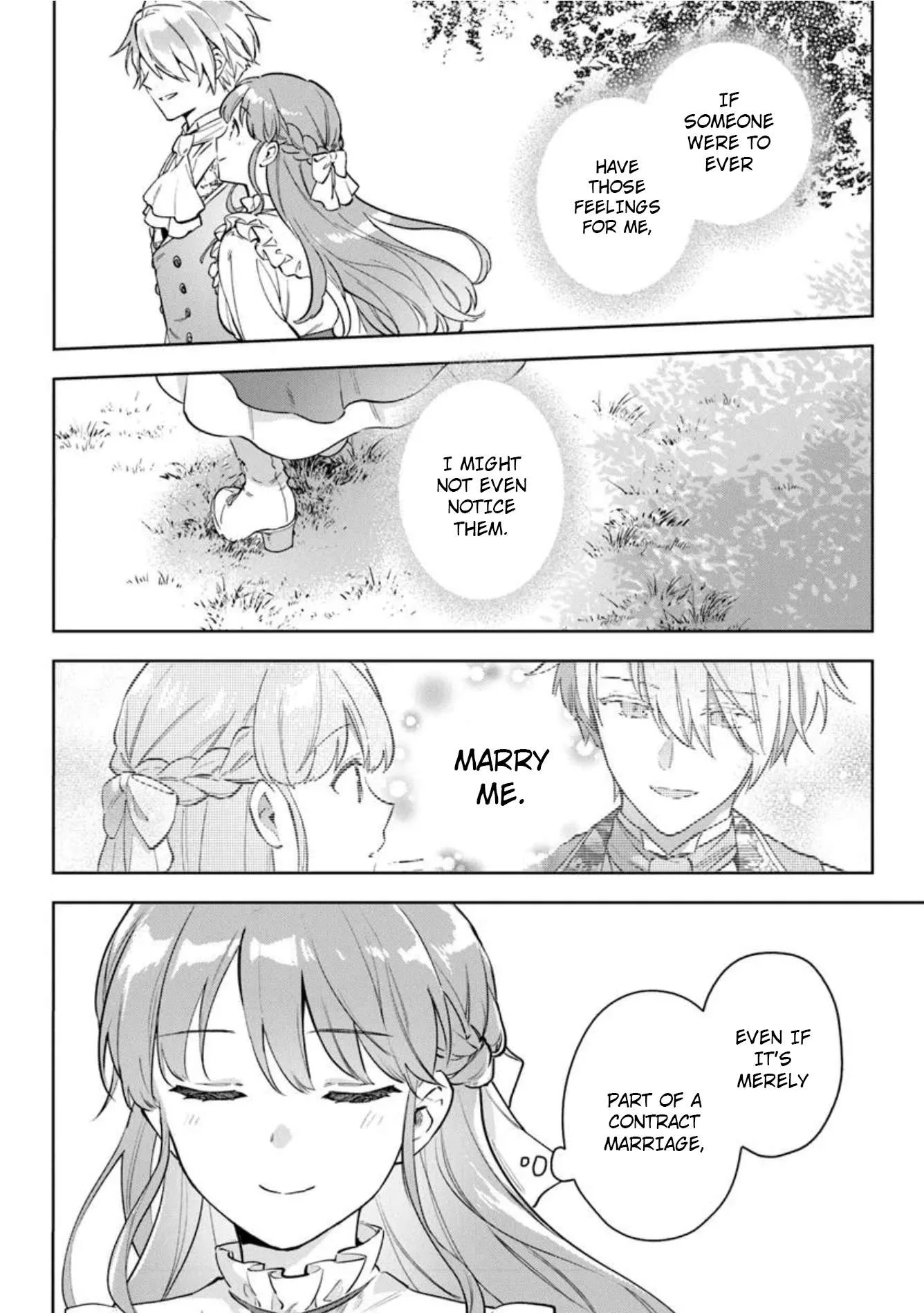 An Incompetent Woman Wants to Be a Villainess ~The Young Lady Who Married as a Substitute for Her Stepsister Didn't Notice the Duke's Doting~ Chapter 18 page 30