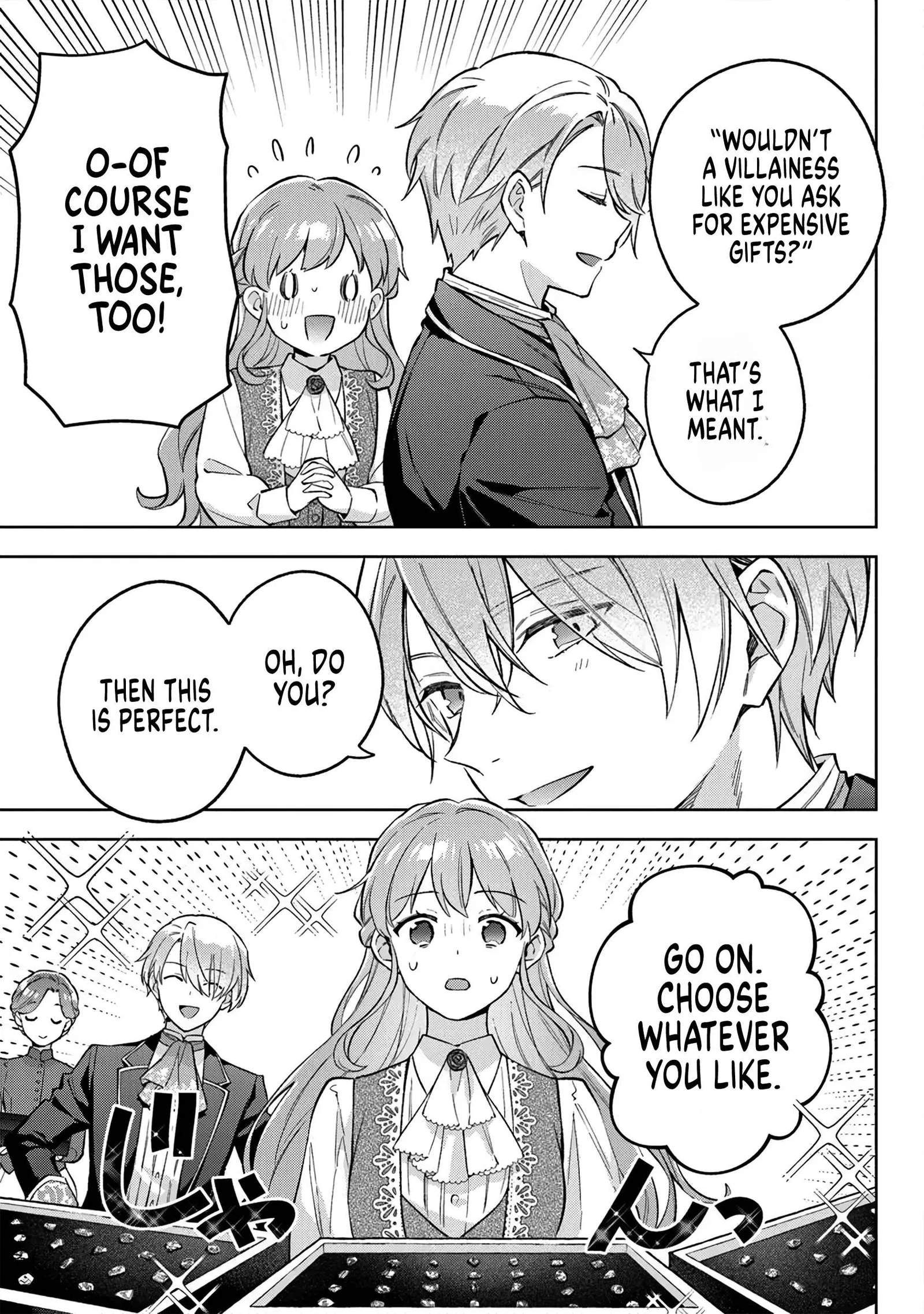 An Incompetent Woman Wants to Be a Villainess ~The Young Lady Who Married as a Substitute for Her Stepsister Didn't Notice the Duke's Doting~ Chapter 19 page 21