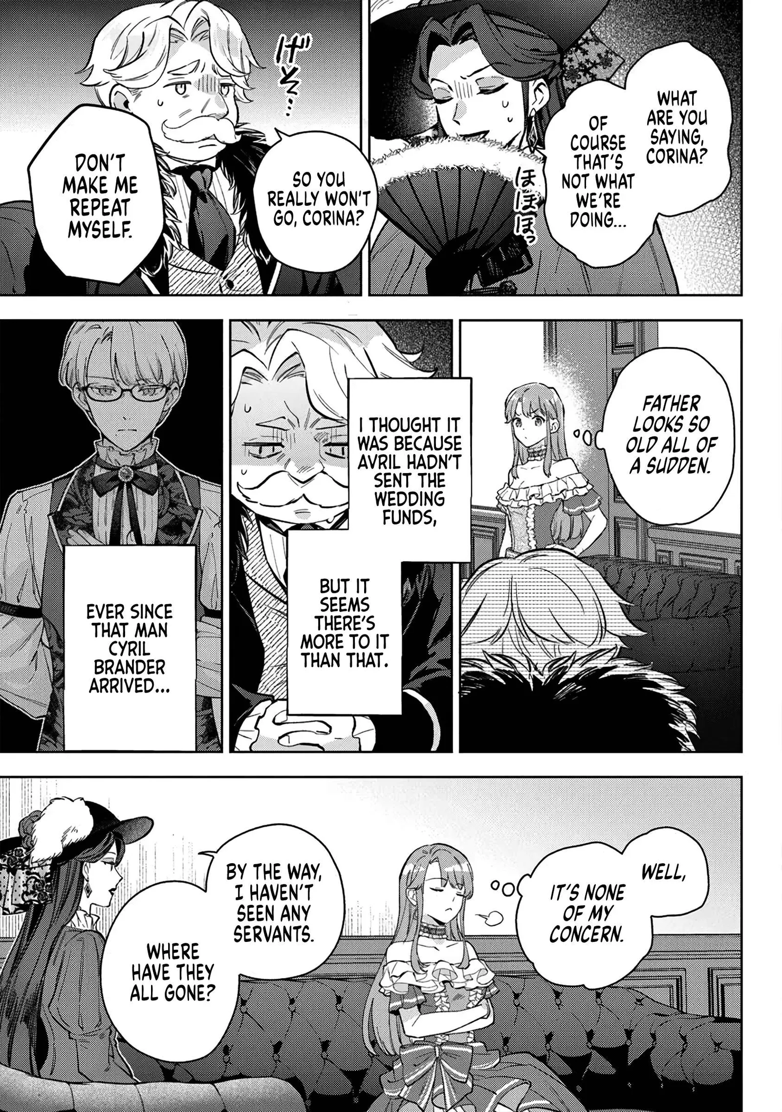 An Incompetent Woman Wants to Be a Villainess ~The Young Lady Who Married as a Substitute for Her Stepsister Didn't Notice the Duke's Doting~ Chapter 19 page 25