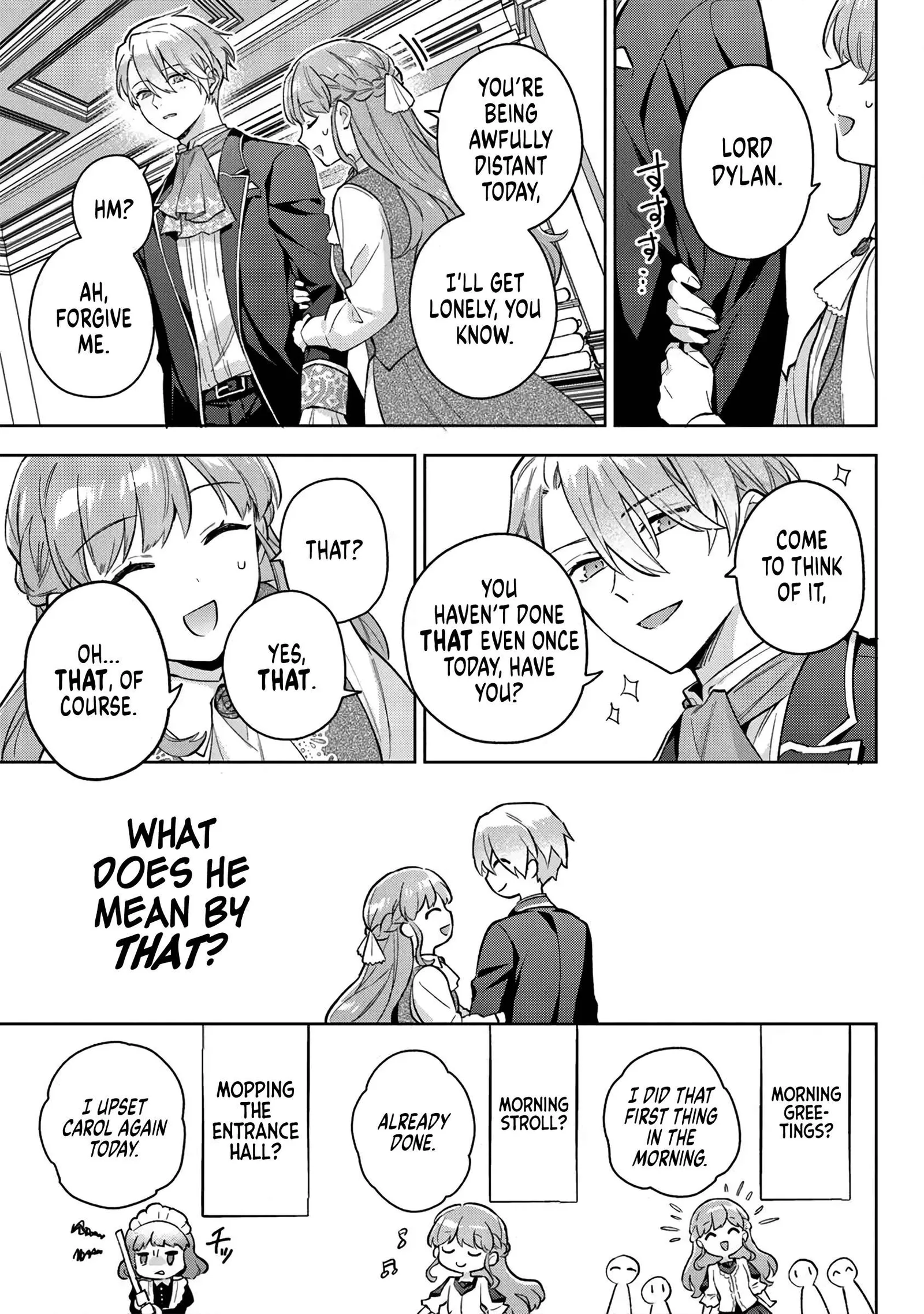 An Incompetent Woman Wants to Be a Villainess ~The Young Lady Who Married as a Substitute for Her Stepsister Didn't Notice the Duke's Doting~ Chapter 19 page 17