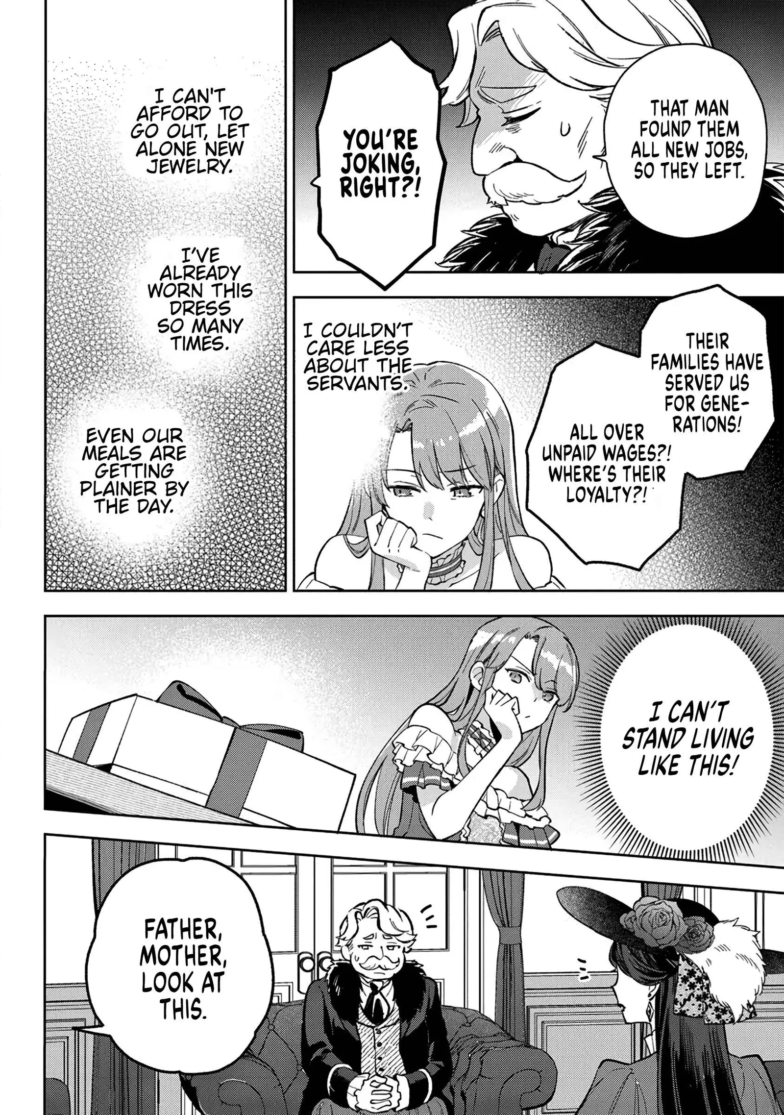 An Incompetent Woman Wants to Be a Villainess ~The Young Lady Who Married as a Substitute for Her Stepsister Didn't Notice the Duke's Doting~ Chapter 19 page 26