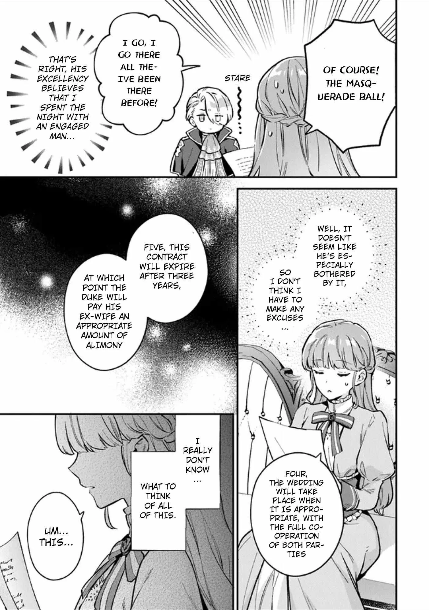 An Incompetent Woman Wants to Be a Villainess ~The Young Lady Who Married as a Substitute for Her Stepsister Didn't Notice the Duke's Doting~ Chapter 2.1 page 7