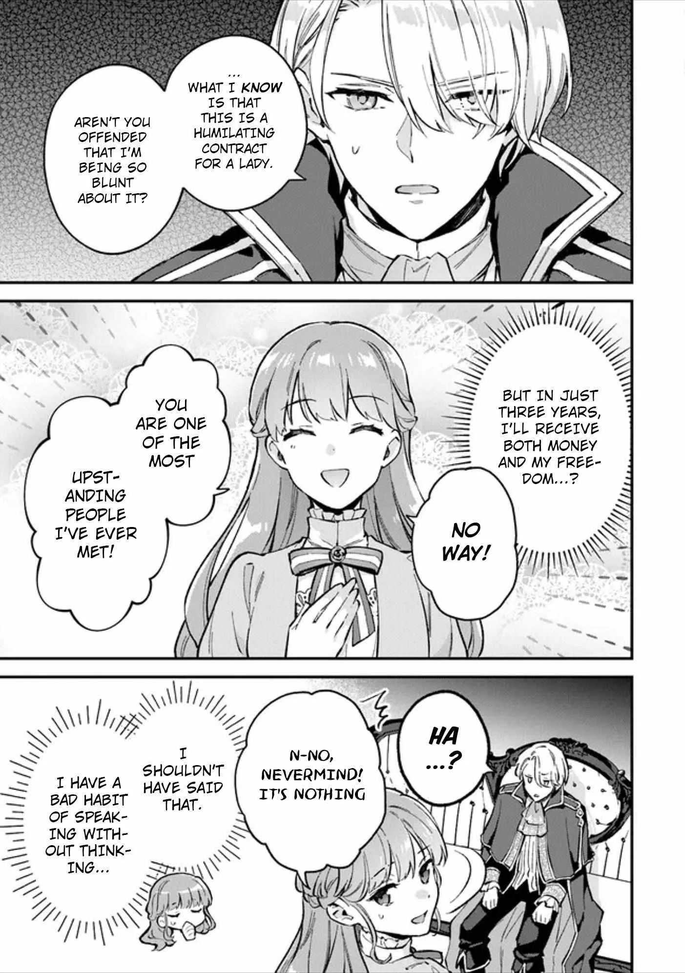 An Incompetent Woman Wants to Be a Villainess ~The Young Lady Who Married as a Substitute for Her Stepsister Didn't Notice the Duke's Doting~ Chapter 2.1 page 3