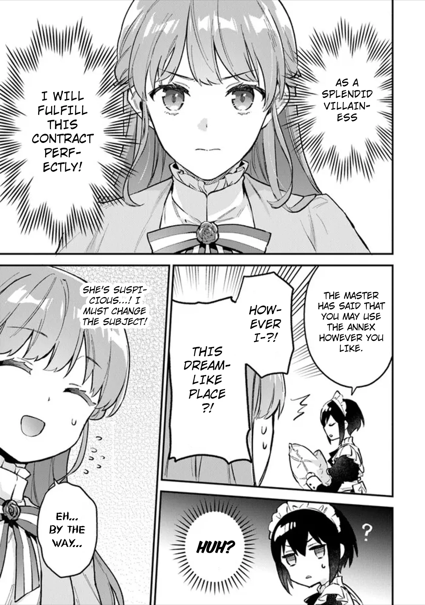 An Incompetent Woman Wants to Be a Villainess ~The Young Lady Who Married as a Substitute for Her Stepsister Didn't Notice the Duke's Doting~ Chapter 2 page 15