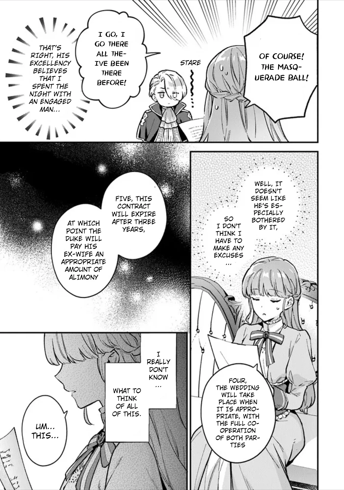 An Incompetent Woman Wants to Be a Villainess ~The Young Lady Who Married as a Substitute for Her Stepsister Didn't Notice the Duke's Doting~ Chapter 2 page 7