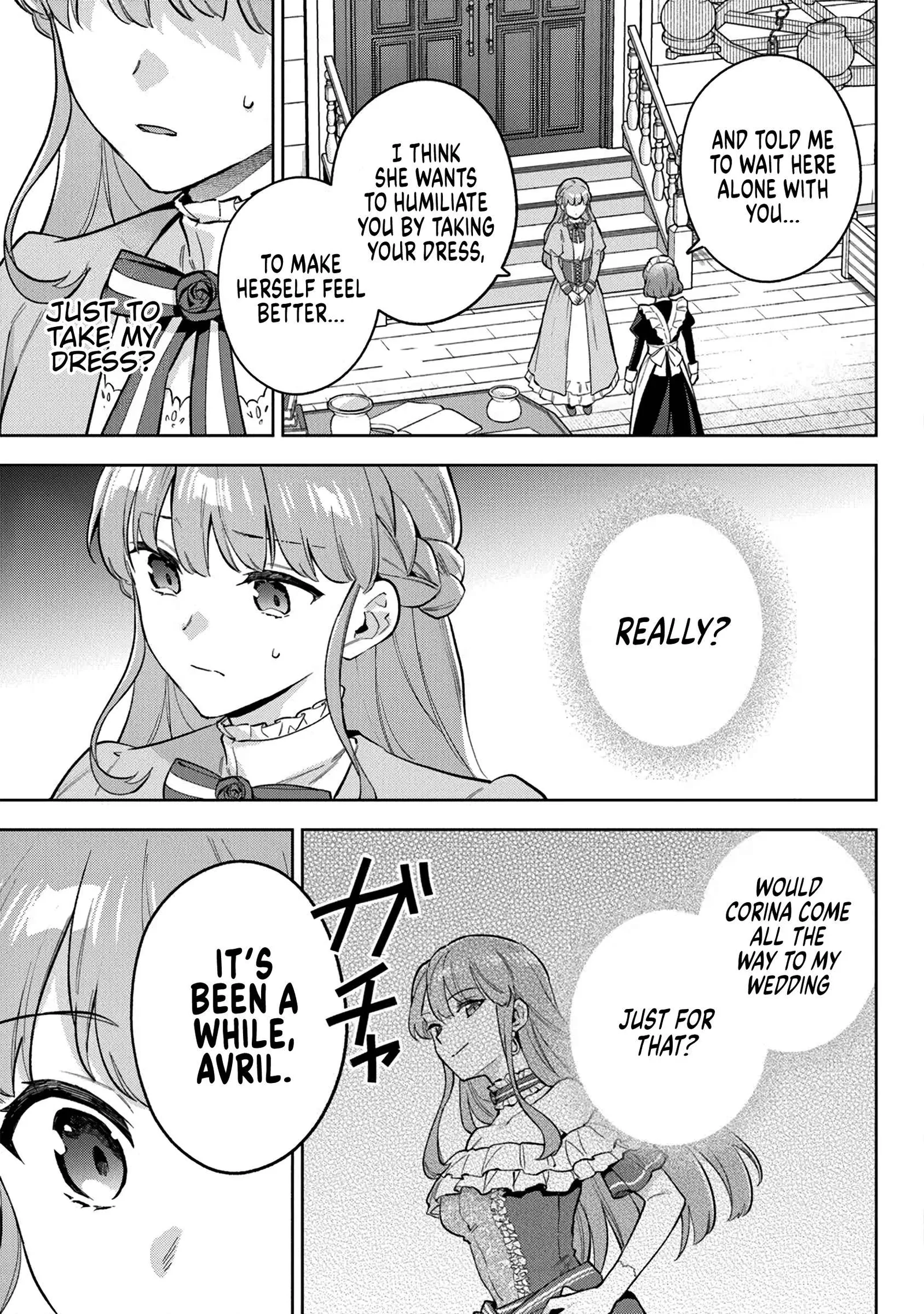 An Incompetent Woman Wants to Be a Villainess ~The Young Lady Who Married as a Substitute for Her Stepsister Didn't Notice the Duke's Doting~ Chapter 20 page 11