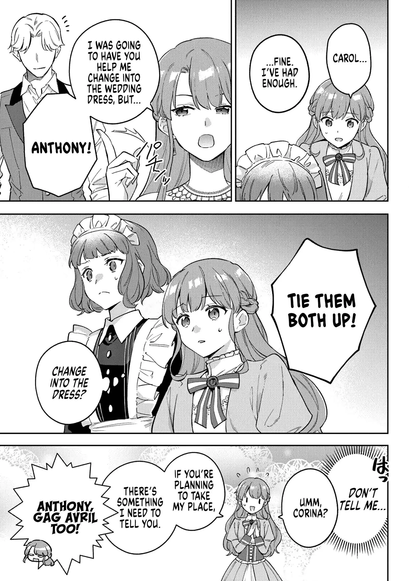 An Incompetent Woman Wants to Be a Villainess ~The Young Lady Who Married as a Substitute for Her Stepsister Didn't Notice the Duke's Doting~ Chapter 20 page 21