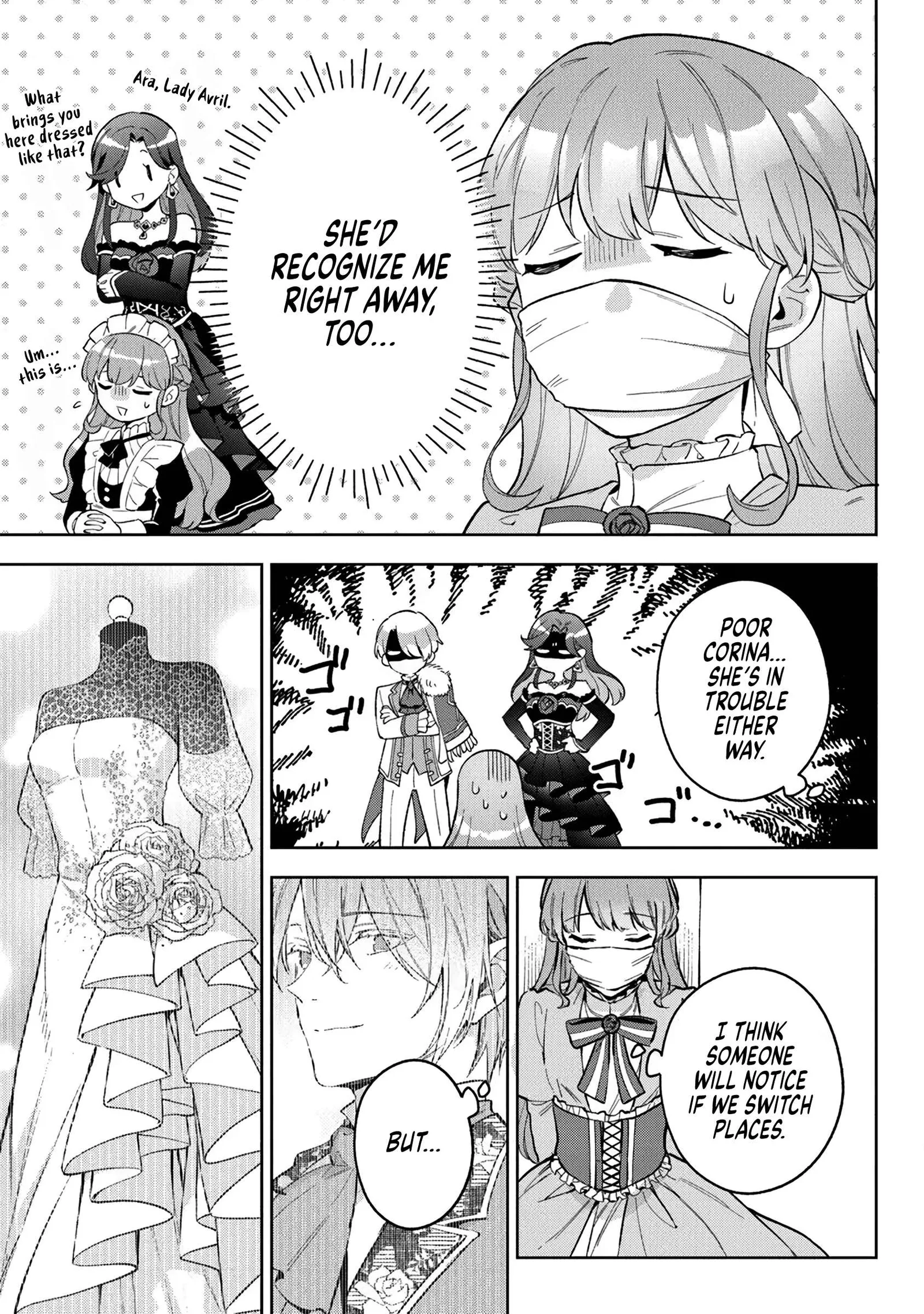 An Incompetent Woman Wants to Be a Villainess ~The Young Lady Who Married as a Substitute for Her Stepsister Didn't Notice the Duke's Doting~ Chapter 20 page 27