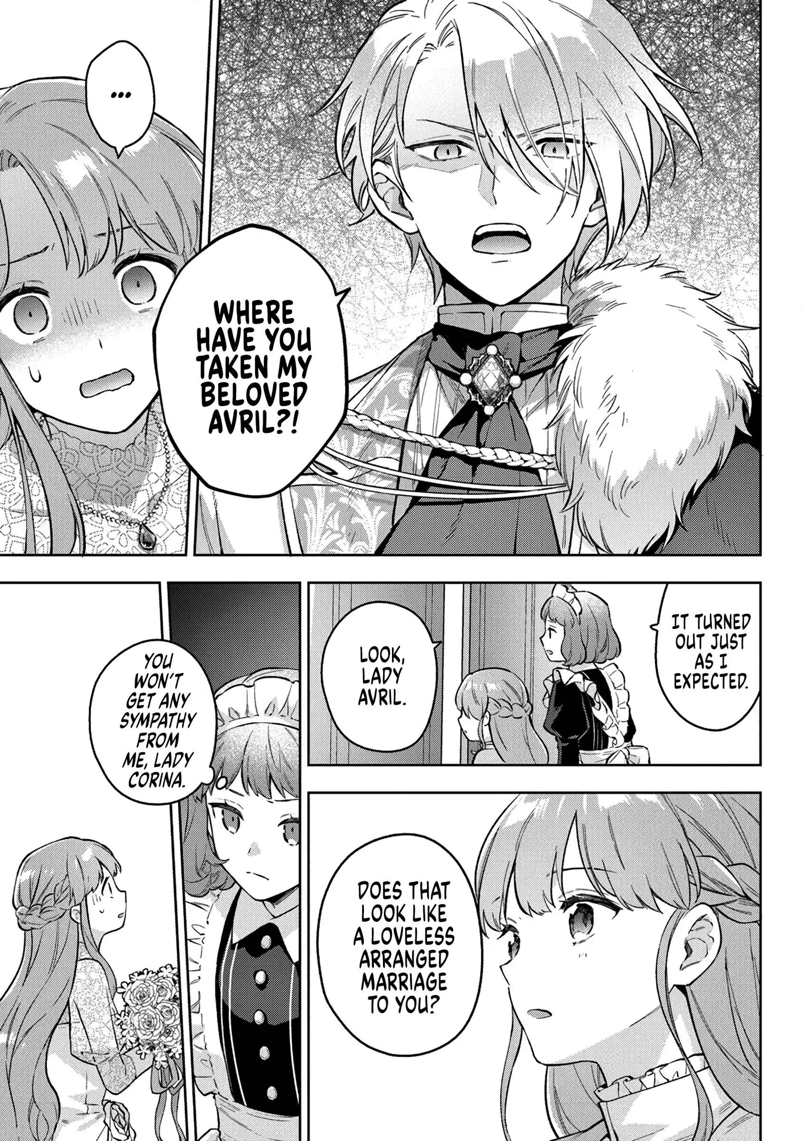 An Incompetent Woman Wants to Be a Villainess ~The Young Lady Who Married as a Substitute for Her Stepsister Didn't Notice the Duke's Doting~ Chapter 21 page 19