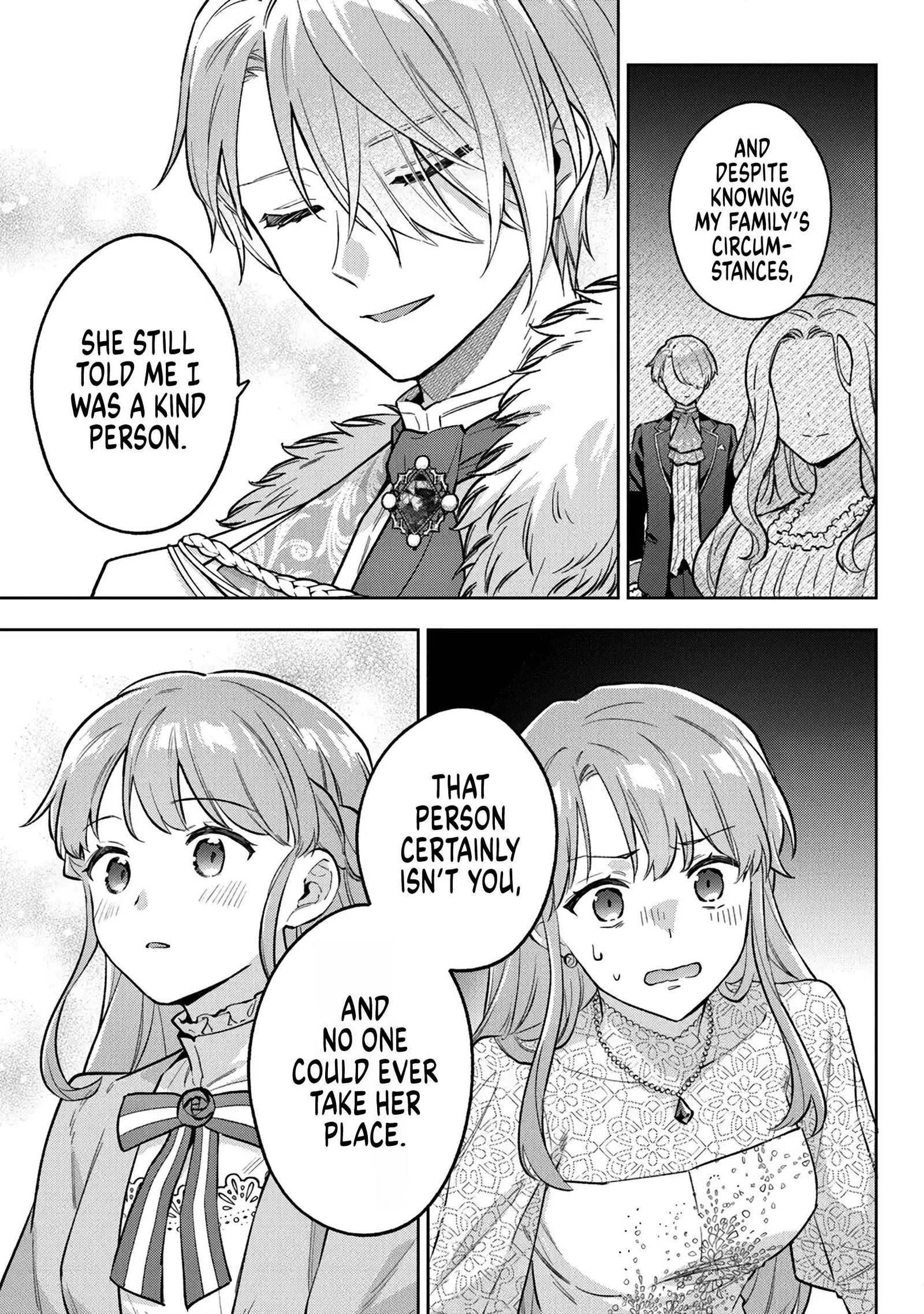 An Incompetent Woman Wants to Be a Villainess ~The Young Lady Who Married as a Substitute for Her Stepsister Didn't Notice the Duke's Doting~ Chapter 21 page 23