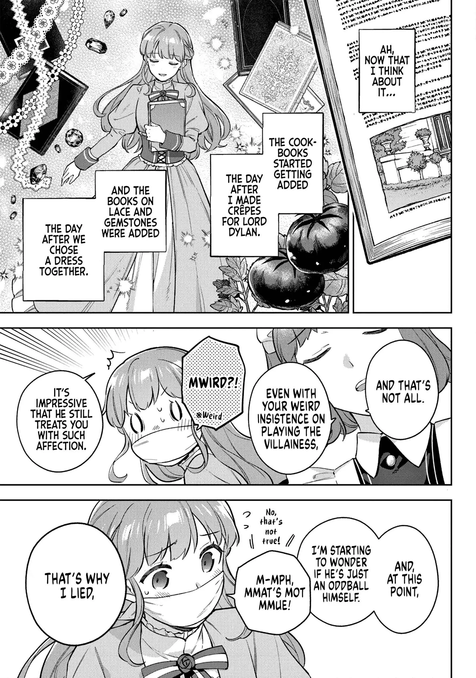 An Incompetent Woman Wants to Be a Villainess ~The Young Lady Who Married as a Substitute for Her Stepsister Didn't Notice the Duke's Doting~ Chapter 21 page 7