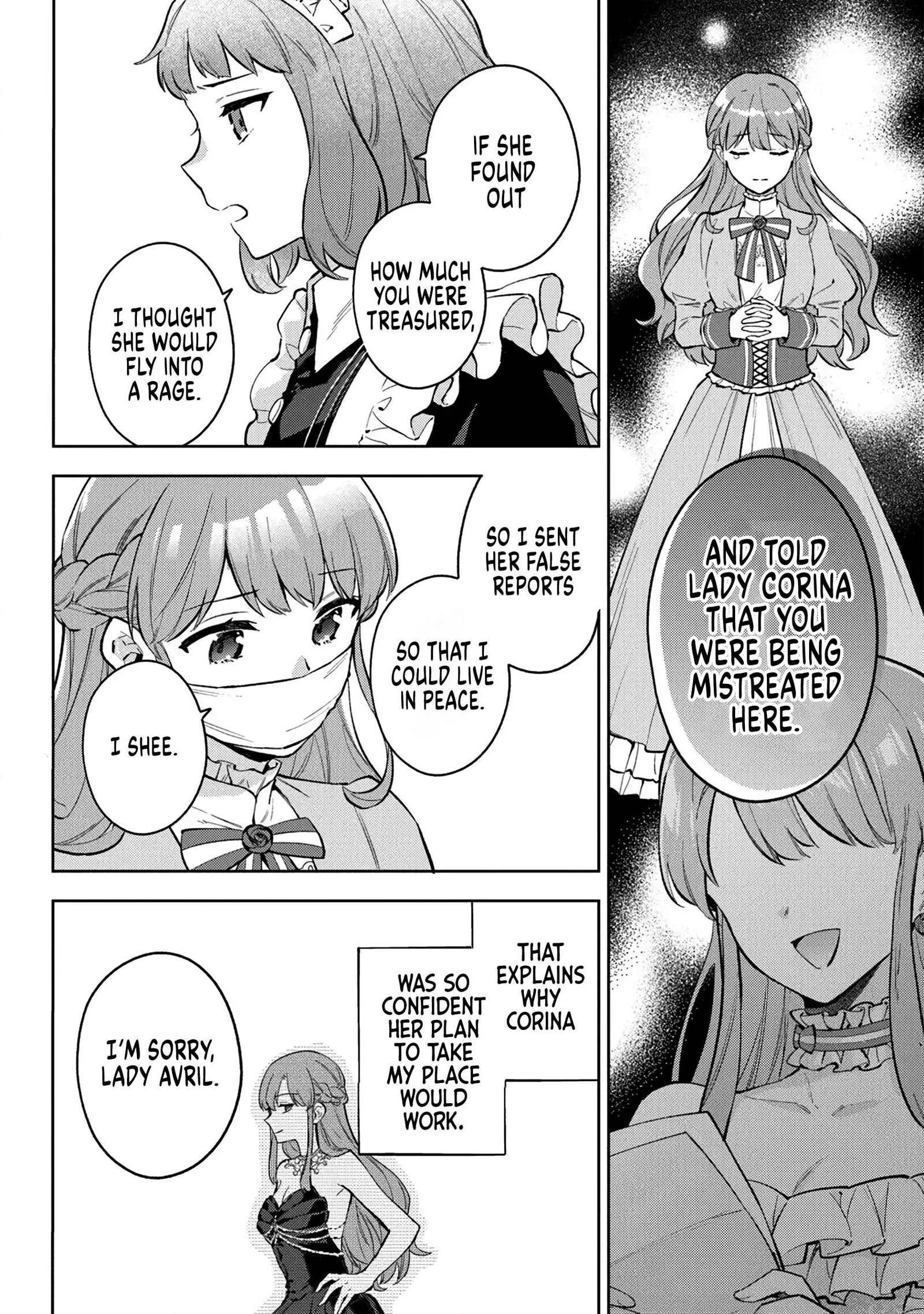 An Incompetent Woman Wants to Be a Villainess ~The Young Lady Who Married as a Substitute for Her Stepsister Didn't Notice the Duke's Doting~ Chapter 21 page 8