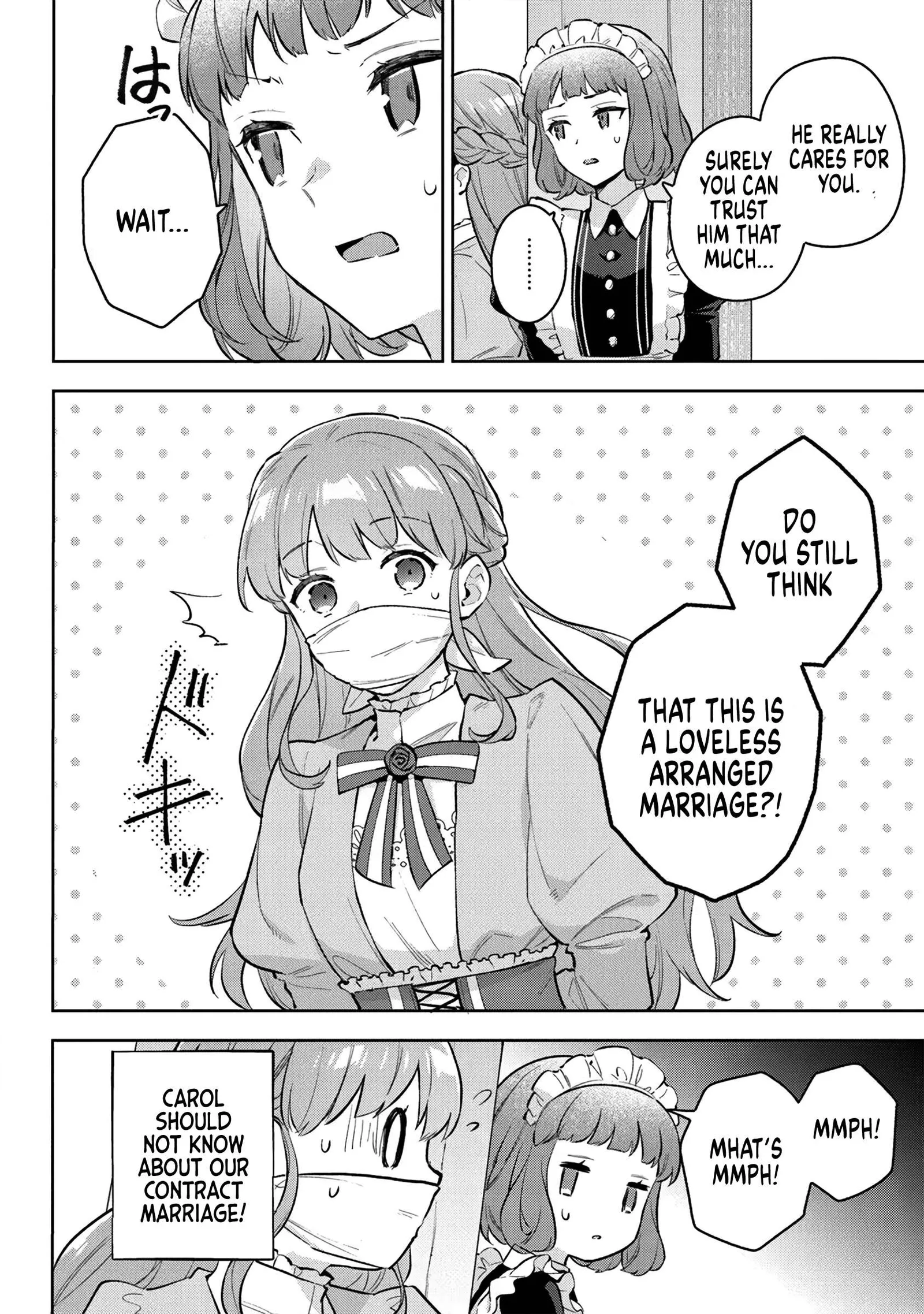 An Incompetent Woman Wants to Be a Villainess ~The Young Lady Who Married as a Substitute for Her Stepsister Didn't Notice the Duke's Doting~ Chapter 21 page 4