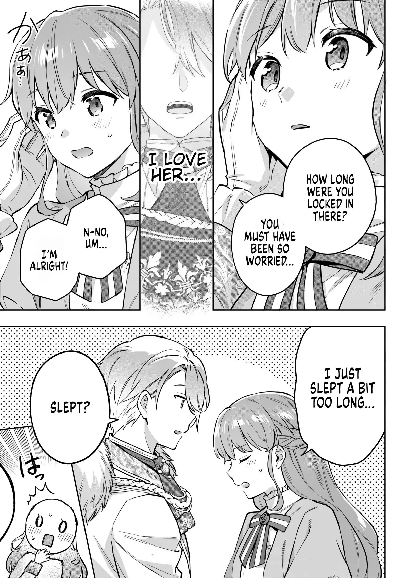An Incompetent Woman Wants to Be a Villainess ~The Young Lady Who Married as a Substitute for Her Stepsister Didn't Notice the Duke's Doting~ Chapter 22 page 15