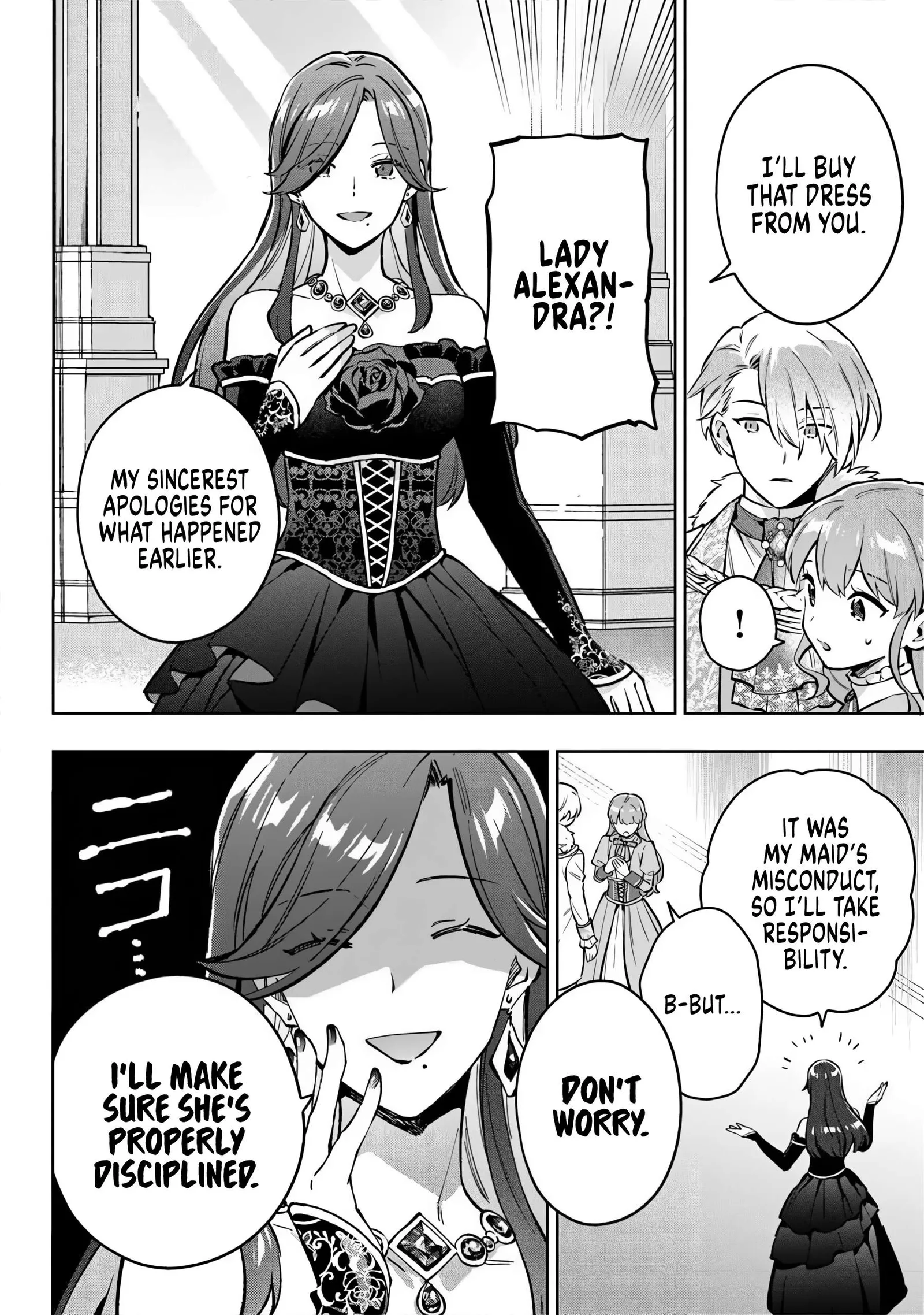 An Incompetent Woman Wants to Be a Villainess ~The Young Lady Who Married as a Substitute for Her Stepsister Didn't Notice the Duke's Doting~ Chapter 22 page 12