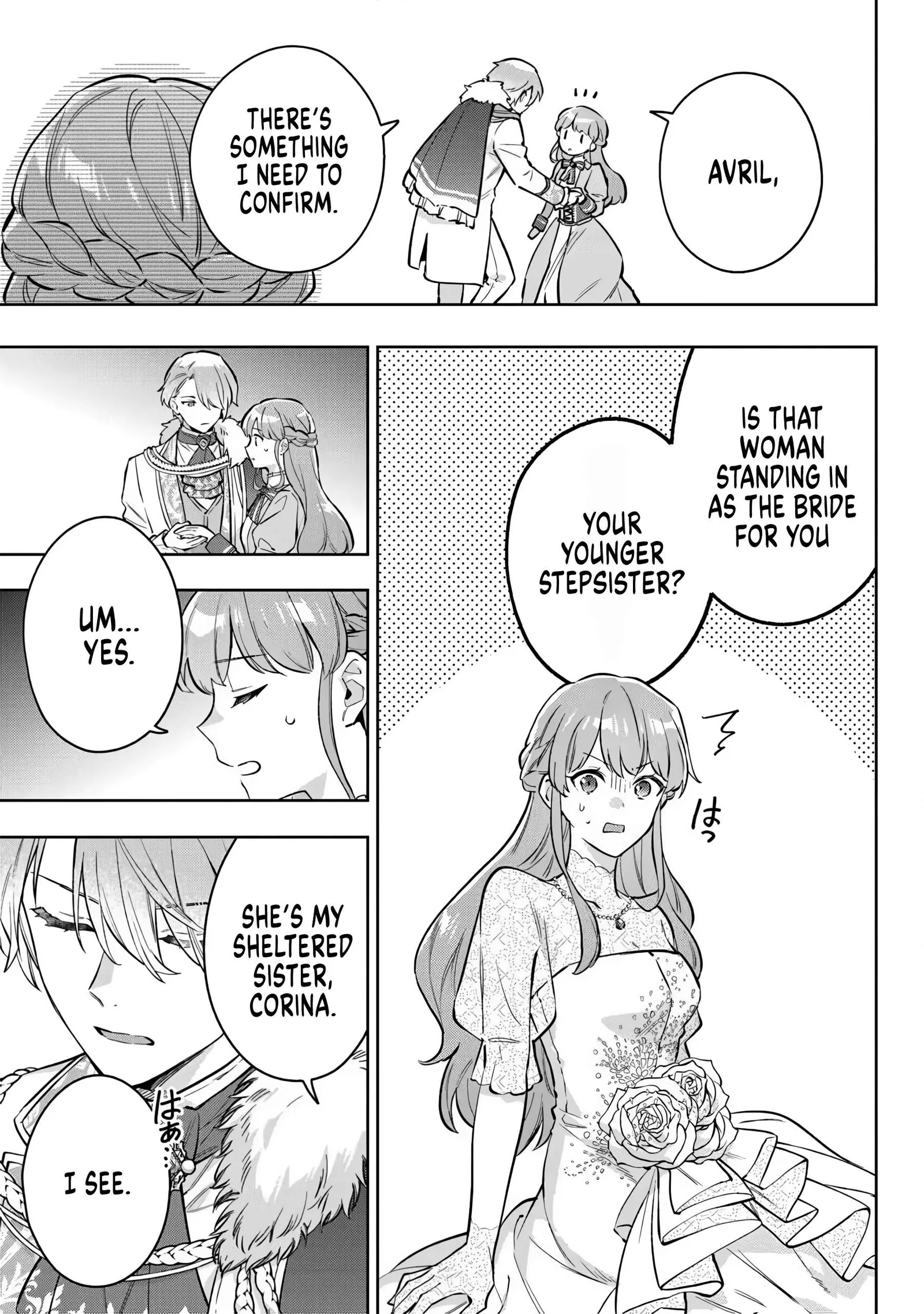 An Incompetent Woman Wants to Be a Villainess ~The Young Lady Who Married as a Substitute for Her Stepsister Didn't Notice the Duke's Doting~ Chapter 22 page 3
