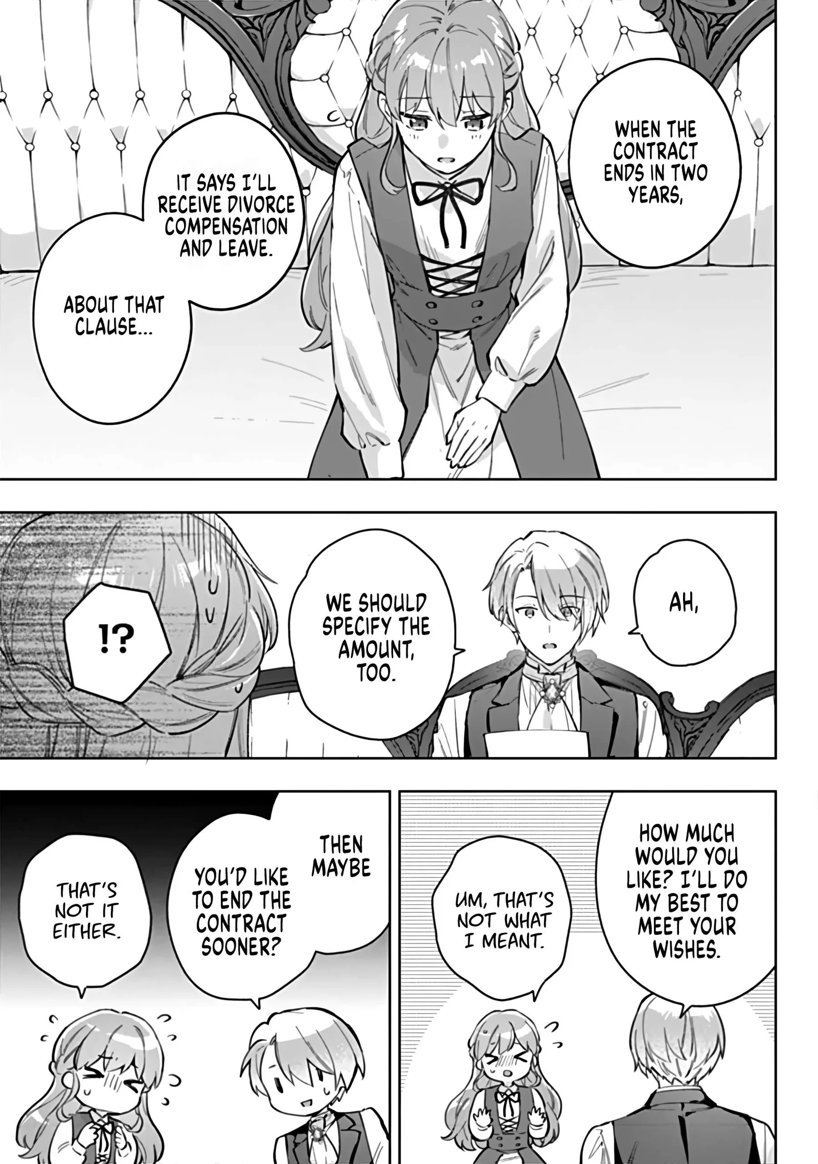 An Incompetent Woman Wants to Be a Villainess ~The Young Lady Who Married as a Substitute for Her Stepsister Didn't Notice the Duke's Doting~ Chapter 23 page 15