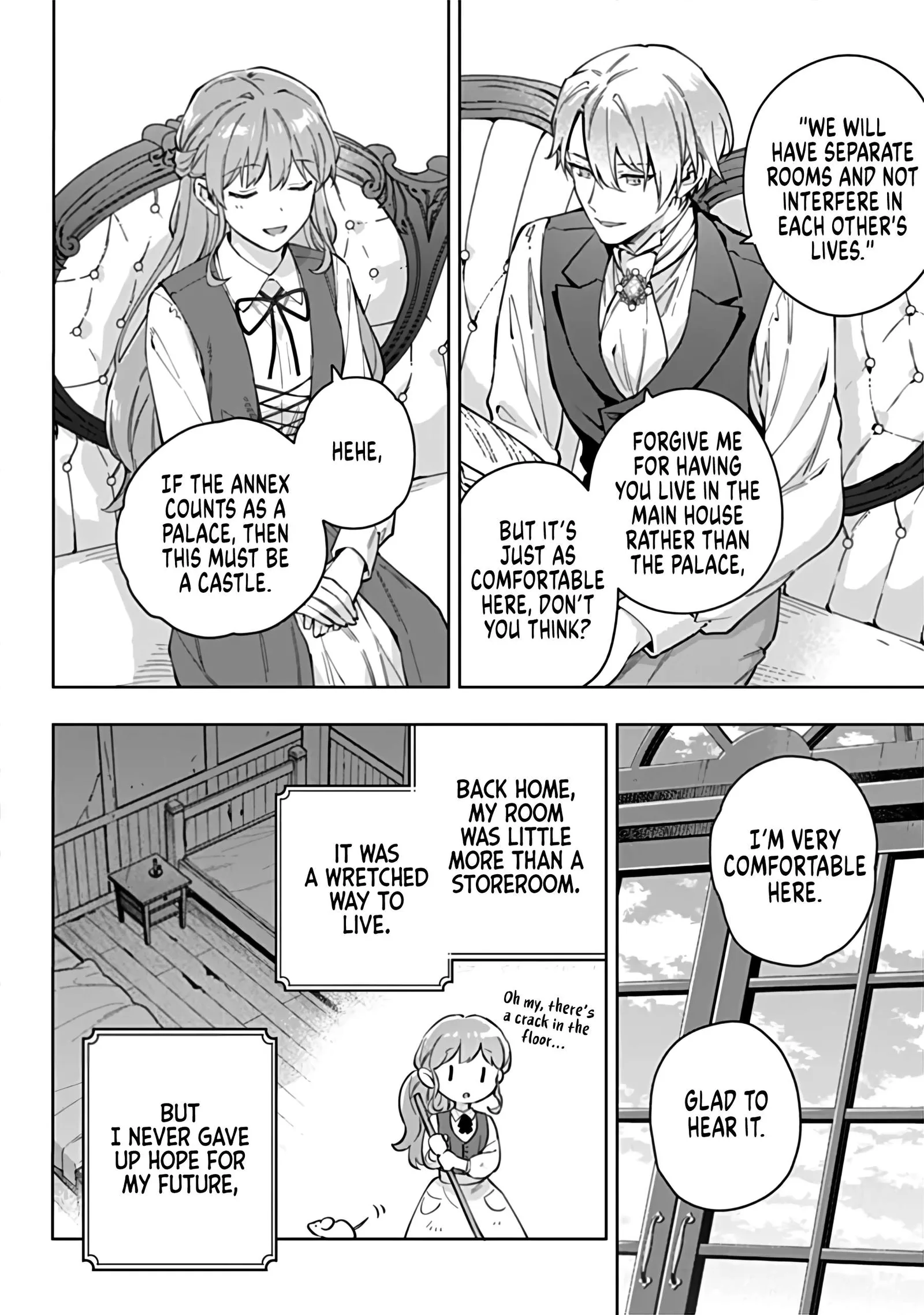 An Incompetent Woman Wants to Be a Villainess ~The Young Lady Who Married as a Substitute for Her Stepsister Didn't Notice the Duke's Doting~ Chapter 23 page 12