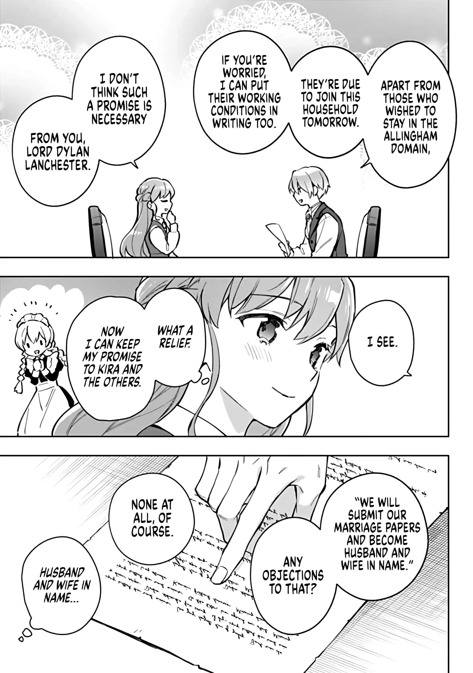 An Incompetent Woman Wants to Be a Villainess ~The Young Lady Who Married as a Substitute for Her Stepsister Didn't Notice the Duke's Doting~ Chapter 23 page 11