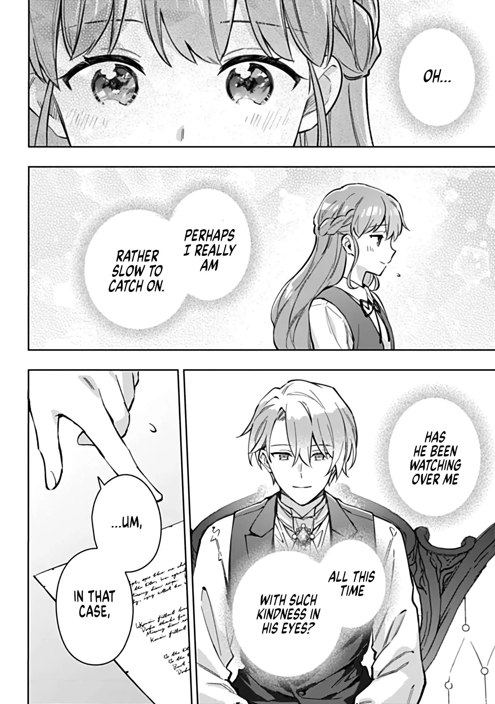 An Incompetent Woman Wants to Be a Villainess ~The Young Lady Who Married as a Substitute for Her Stepsister Didn't Notice the Duke's Doting~ Chapter 23 page 14
