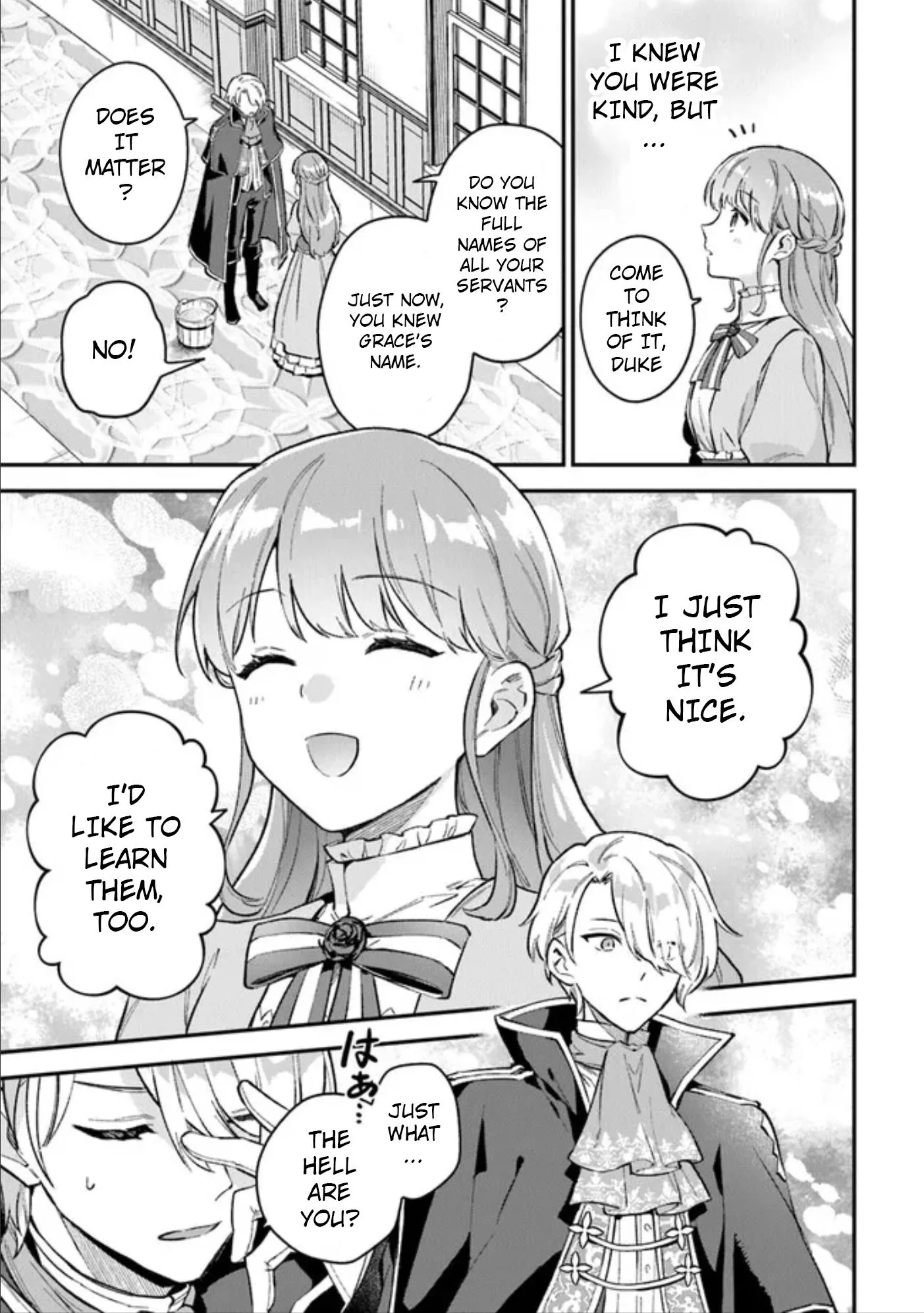 An Incompetent Woman Wants to Be a Villainess ~The Young Lady Who Married as a Substitute for Her Stepsister Didn't Notice the Duke's Doting~ Chapter 3.2 page 15