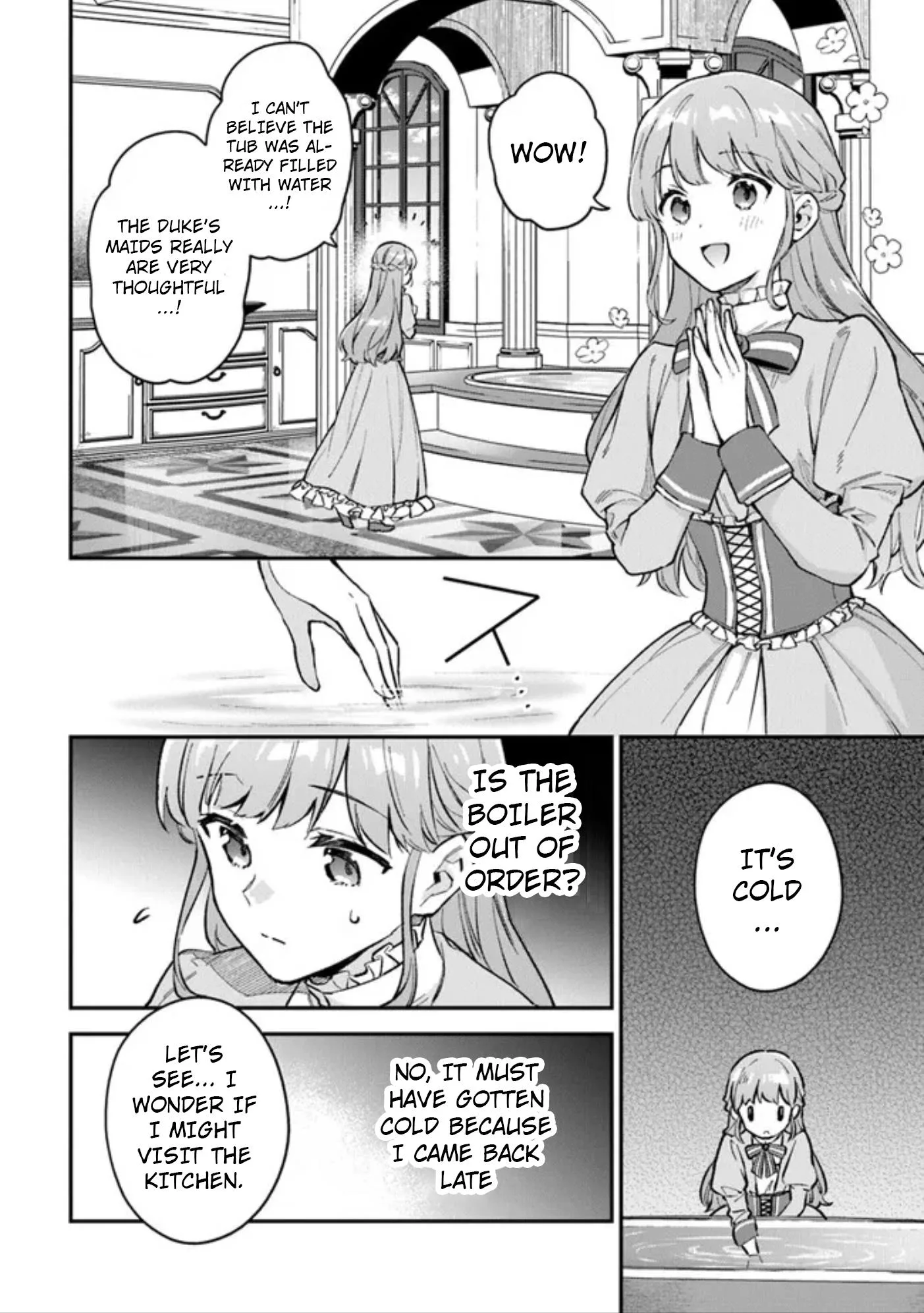 An Incompetent Woman Wants to Be a Villainess ~The Young Lady Who Married as a Substitute for Her Stepsister Didn't Notice the Duke's Doting~ Chapter 3.2 page 2